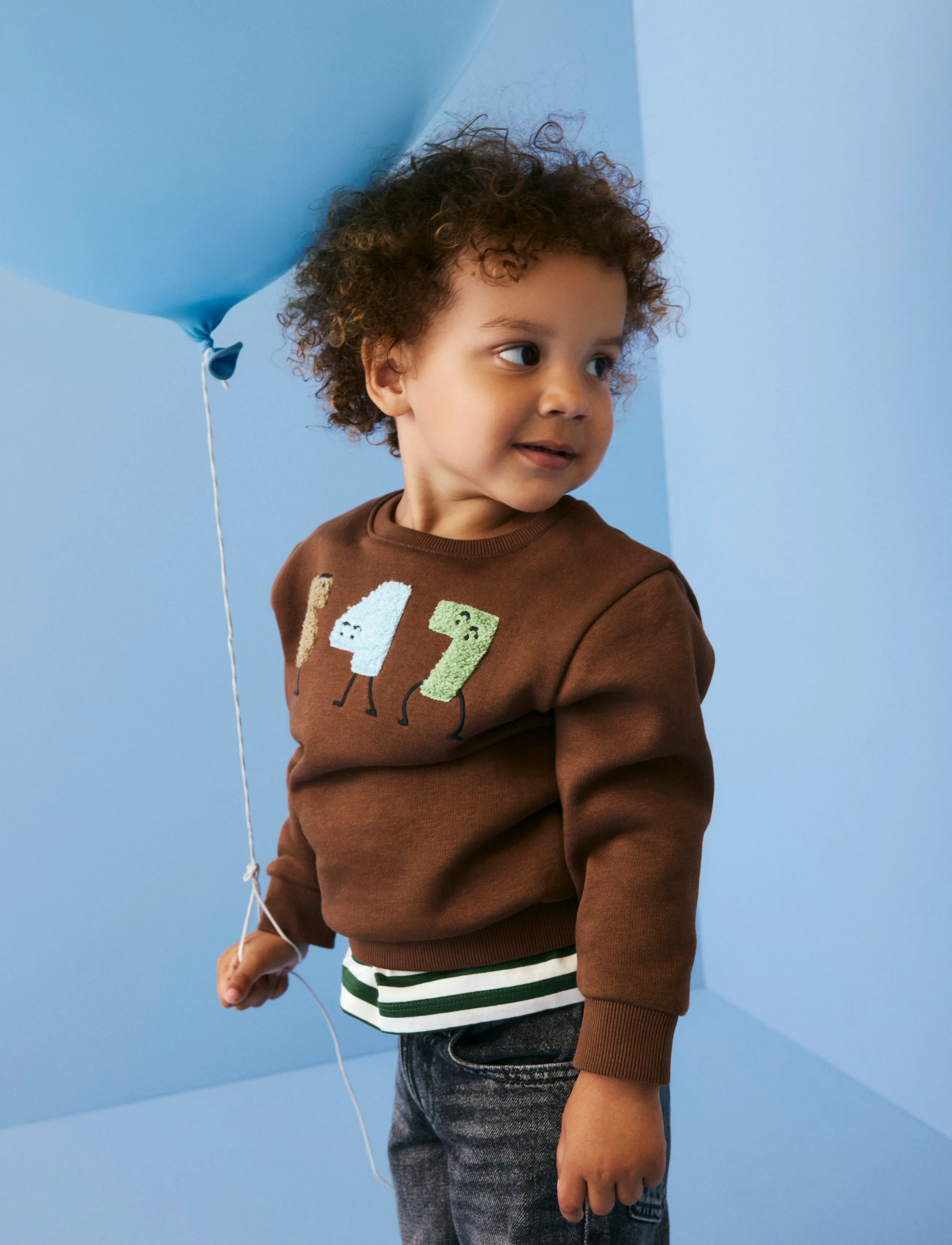 name it - NMMOLAV LS NREG SWE BRU - sweatshirts - pinecone - 4