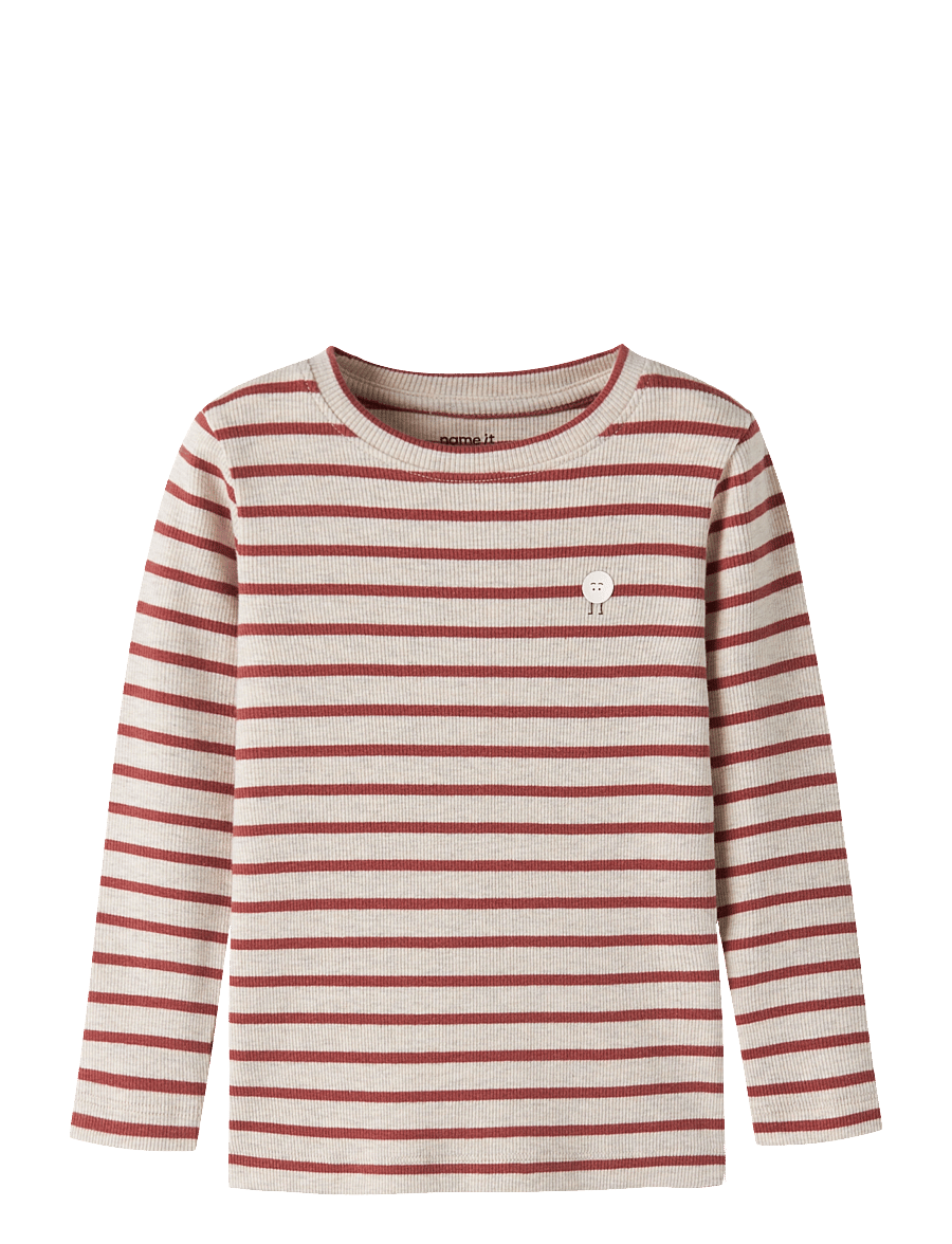 name it - NMFOLYCCA LS XSL TOP - langärmelig - peyote melange - 0