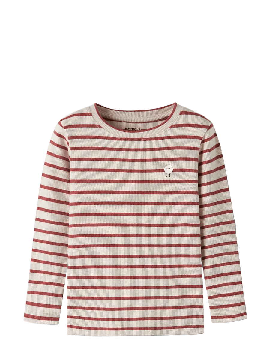 name it - NMFOLYCCA LS XSL TOP - langärmelig - peyote melange - 2