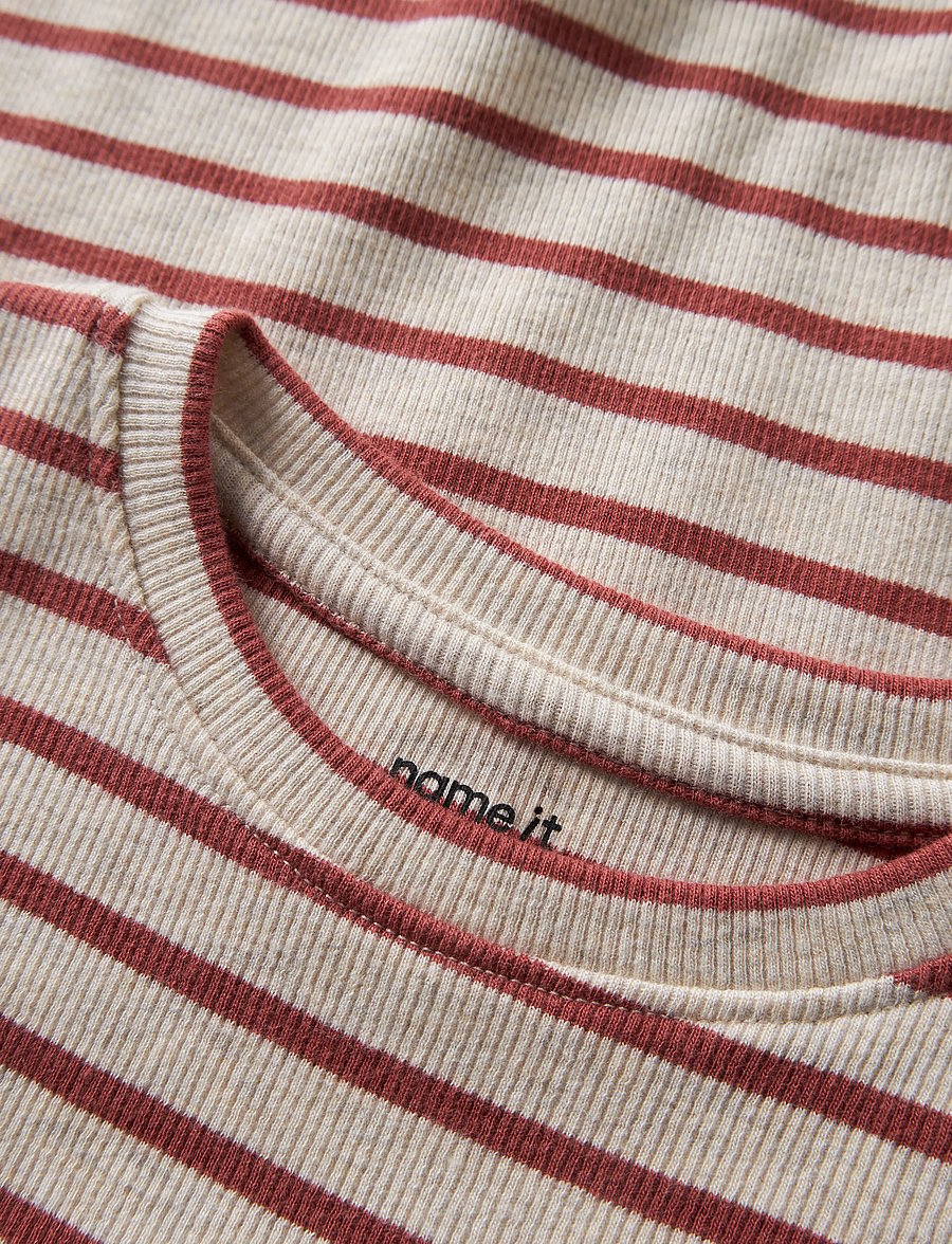 name it - NMFOLYCCA LS XSL TOP - langärmelig - peyote melange - 3