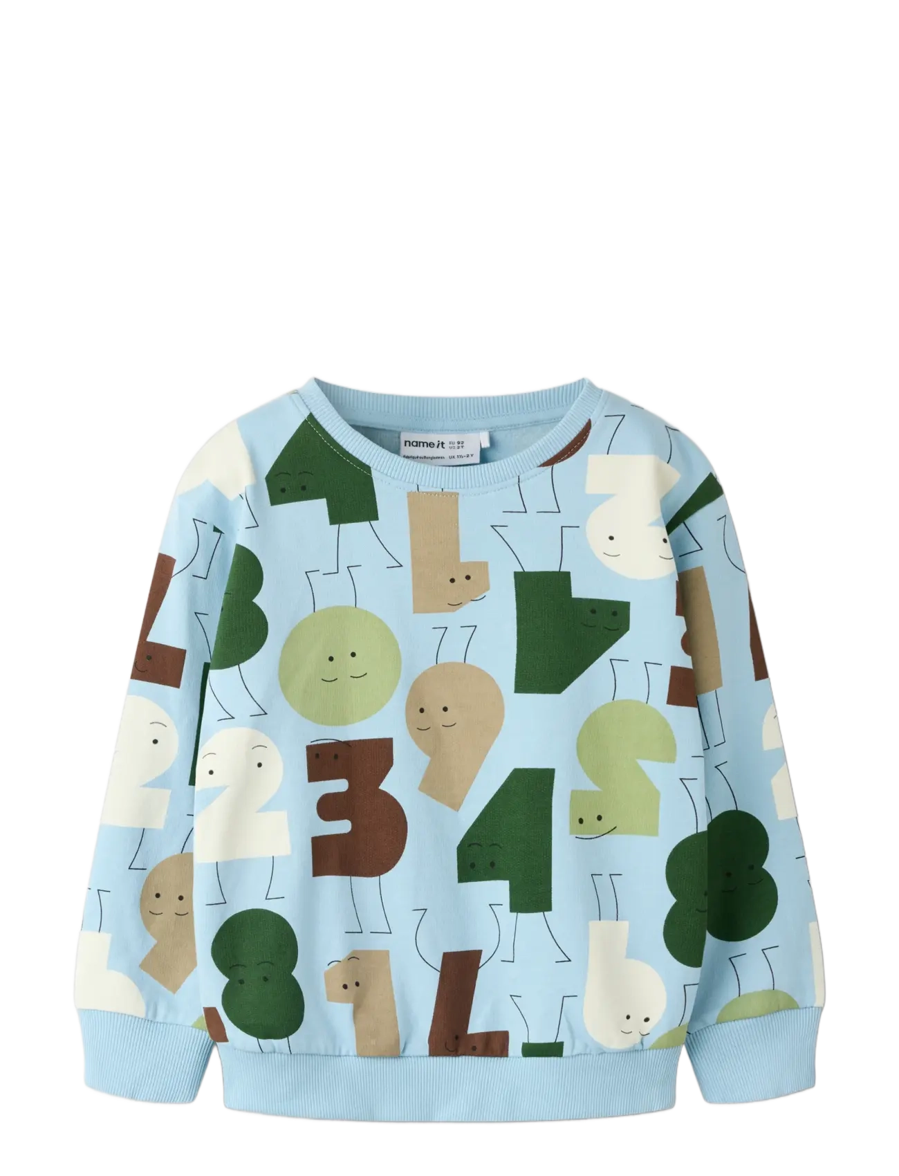 name it - NMMOLYDAN LS NREG SWE BRU - sweatshirts - angel falls - 2