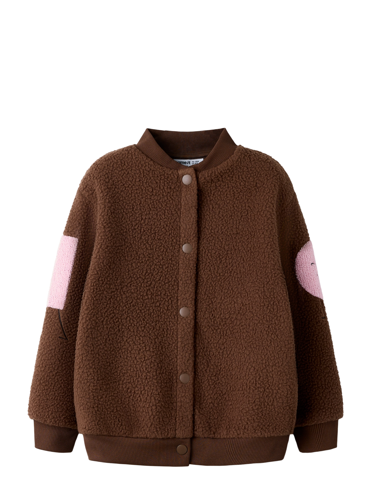 name it NMFOLANA LS NREG TEDDY CARD - Shop by age - PINECONE / brown
