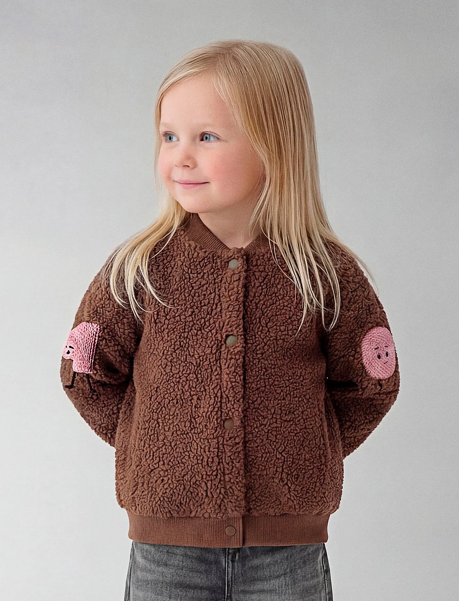 name it - NMFOLANA LS NREG TEDDY CARD - pinecone - 4