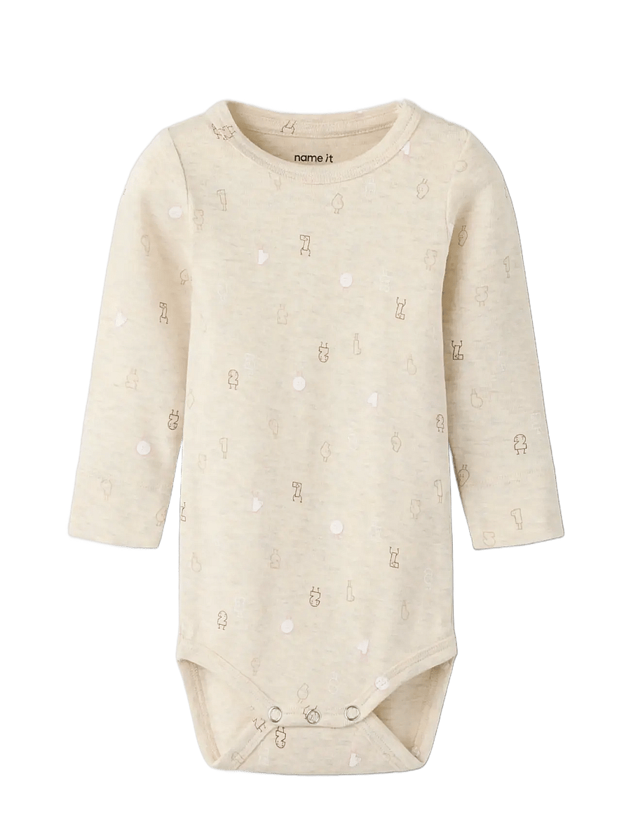 name it - NBFLYDIANNA LS XSL BODY - peyote melange - 2
