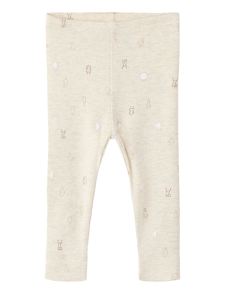 name it - NBFLYDIANNA XSL LEGGING - peyote melange - 0