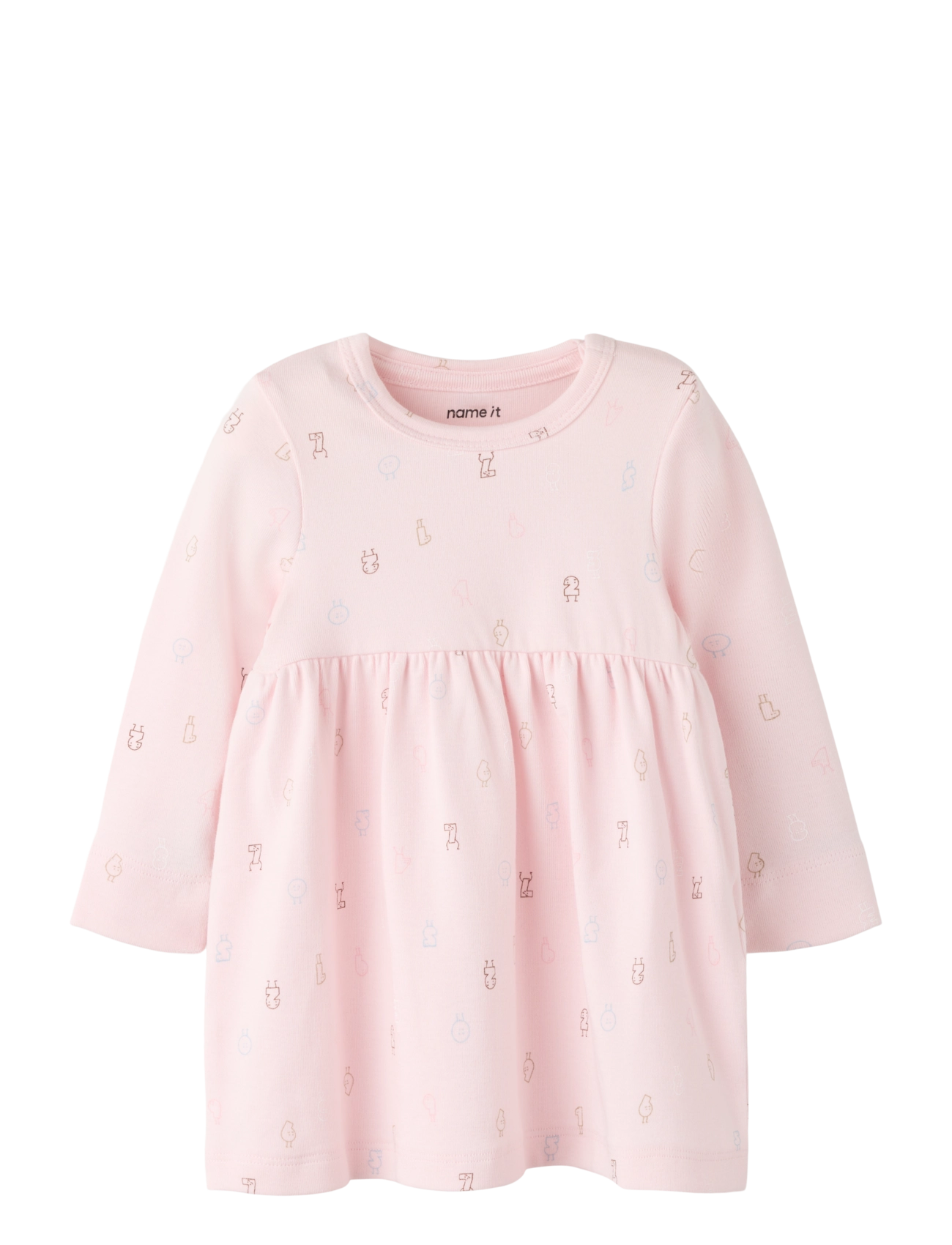 name it - NBFLYDIANNA LS DRESS - mary's rose - 0
