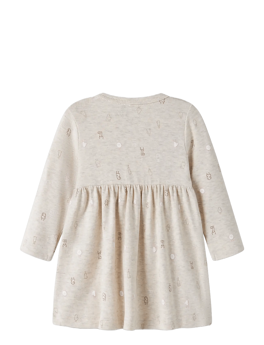 name it - NBFLYDIANNA LS DRESS - peyote melange - 1