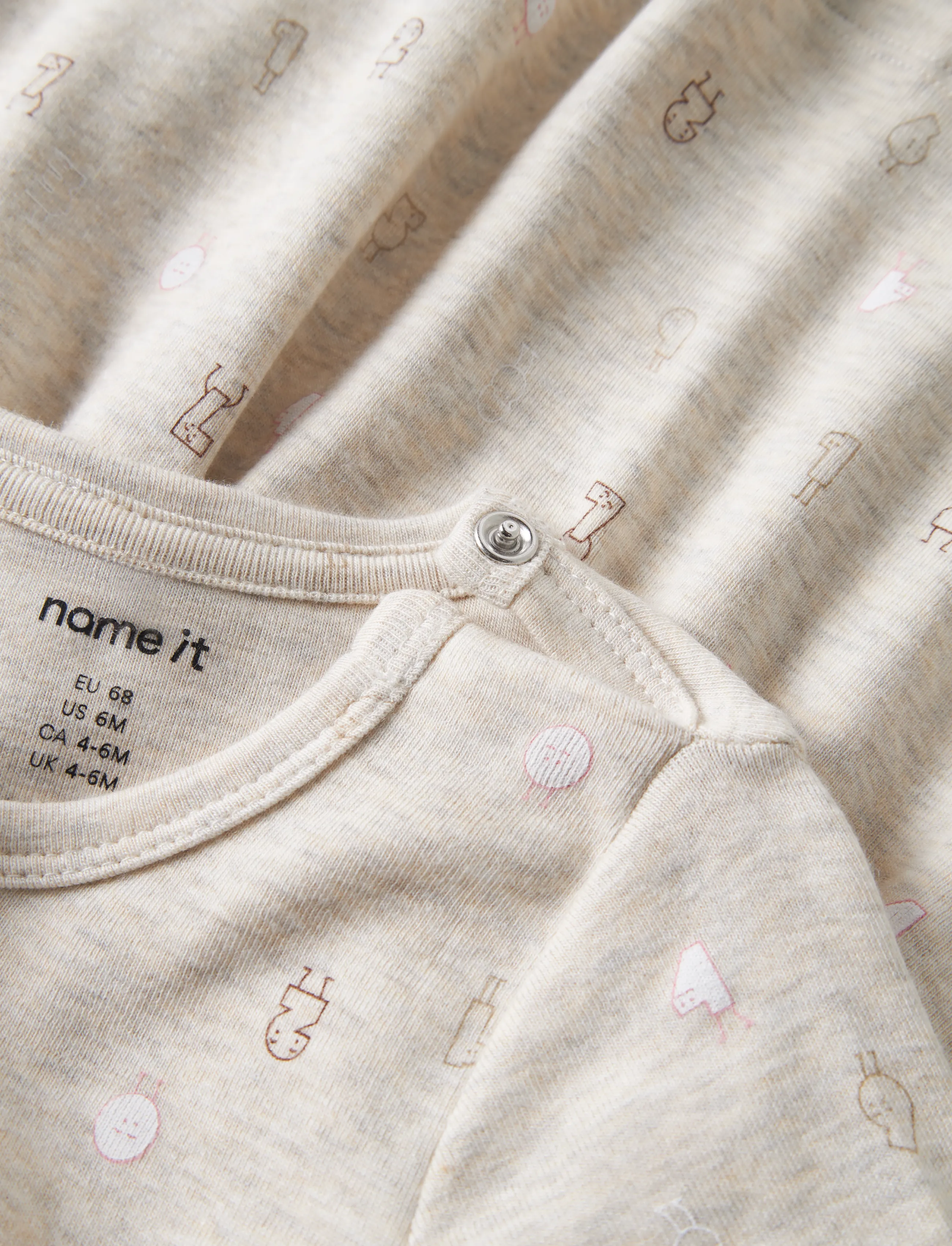 name it - NBFLYDIANNA LS DRESS - peyote melange - 4