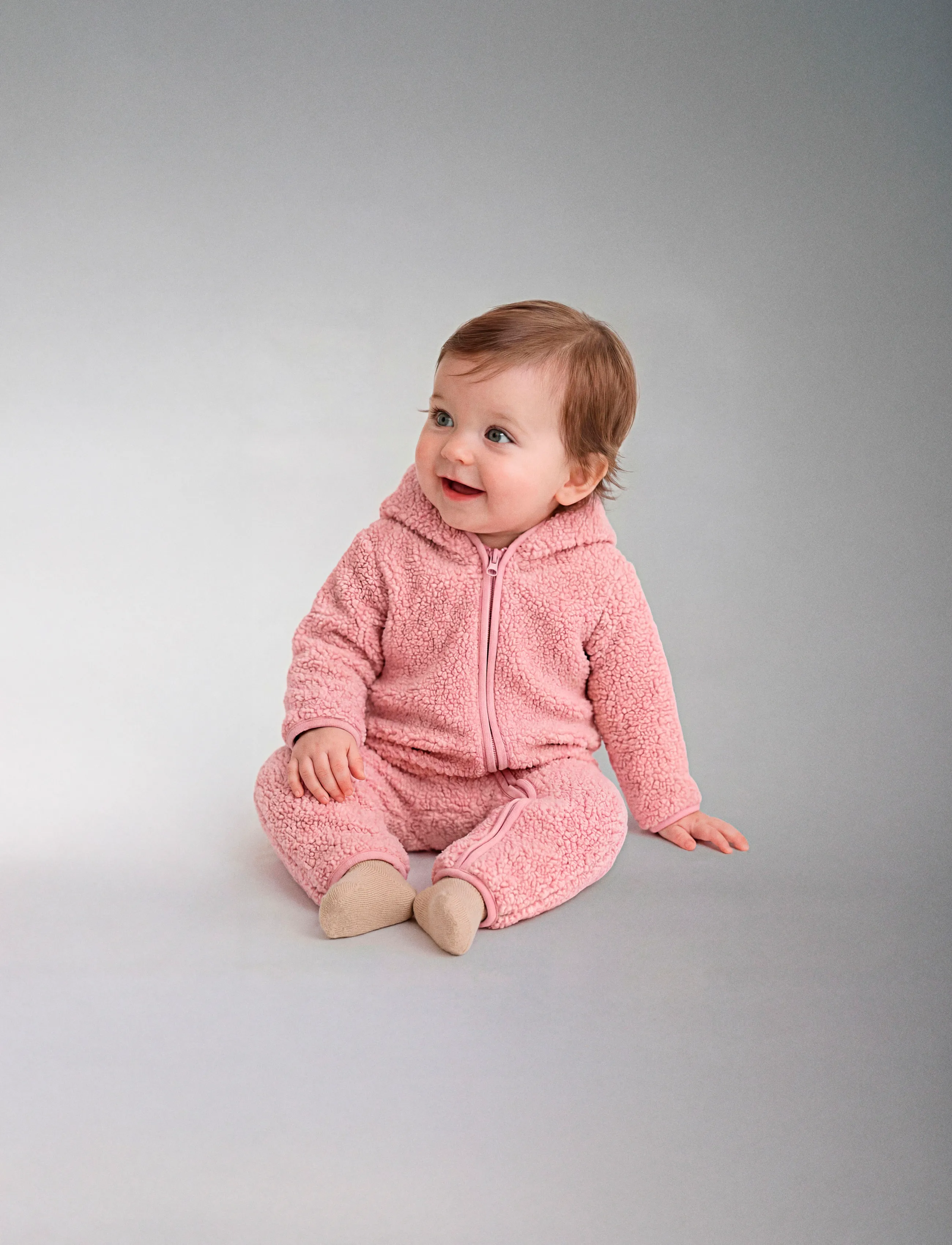 name it - NBFLANA LS TEDDY SUIT - mary's rose - 3
