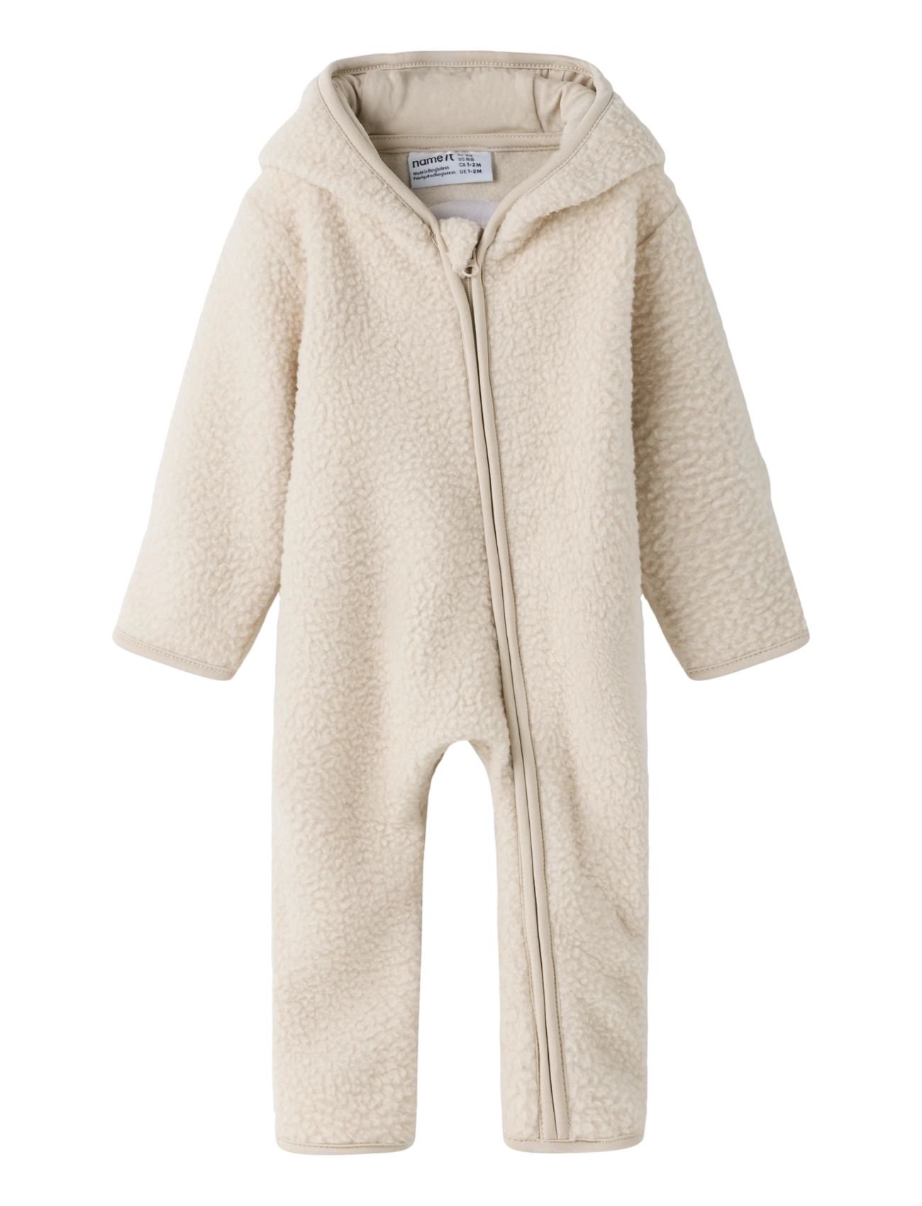 name it NBFLANA LS TEDDY SUIT - Name it - PEYOTE / beige