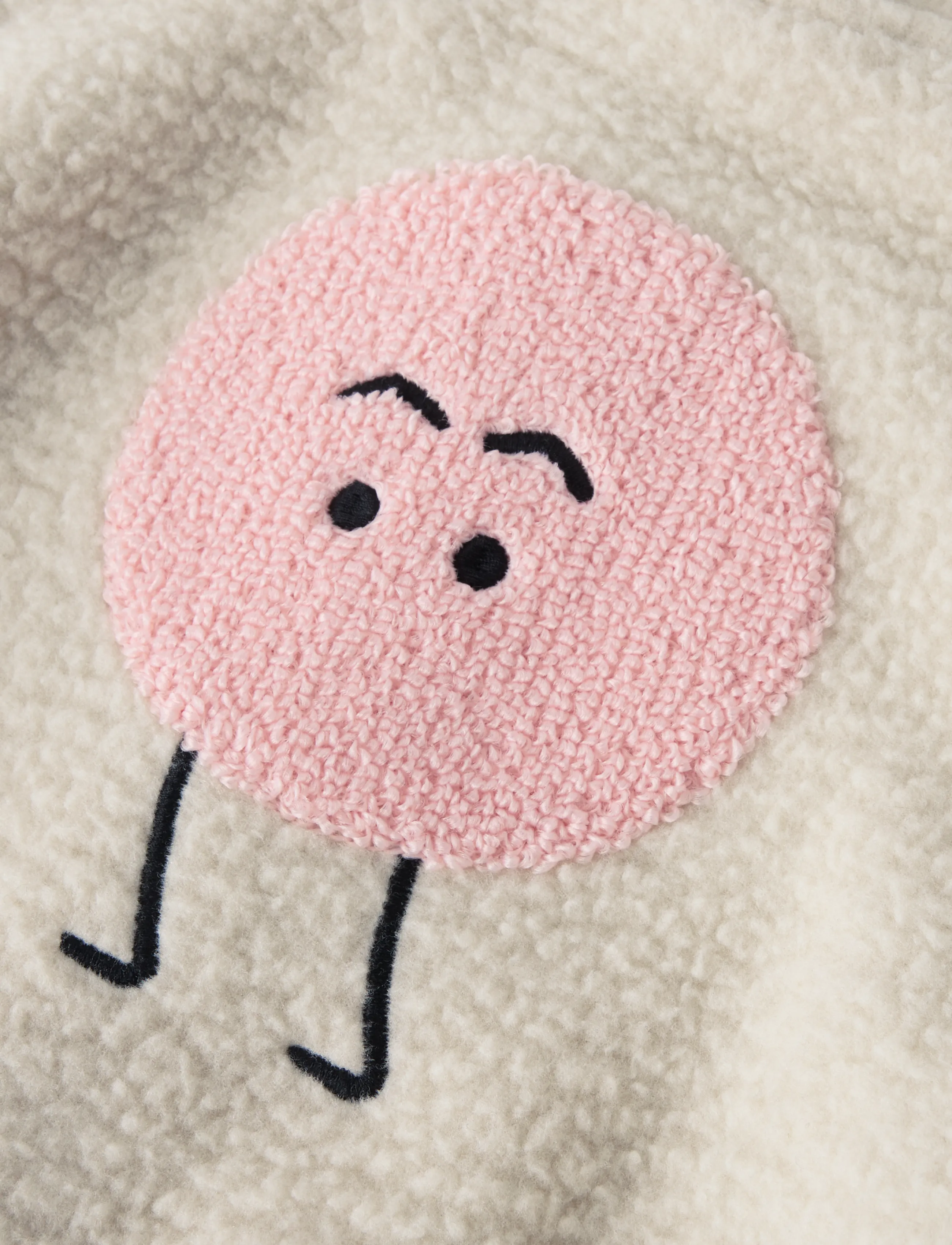 name it - NBFLANA LS TEDDY SUIT - peyote - 2