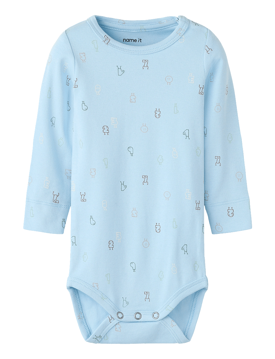 name it - NBMLYDUS LS XSL BODY - långärmade bodies - angel falls - 0