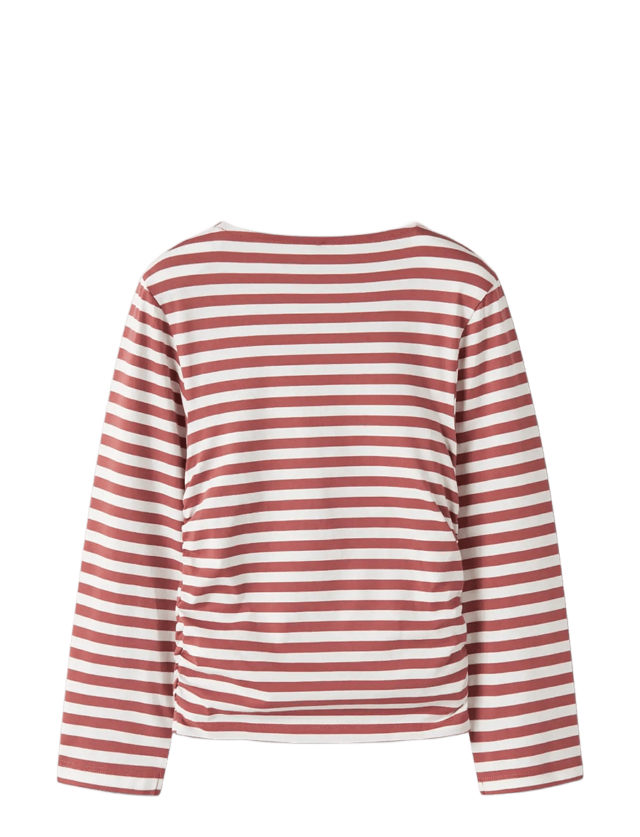 name it - NKFOLEIKA LS TOP - langärmelig - marsala - 1