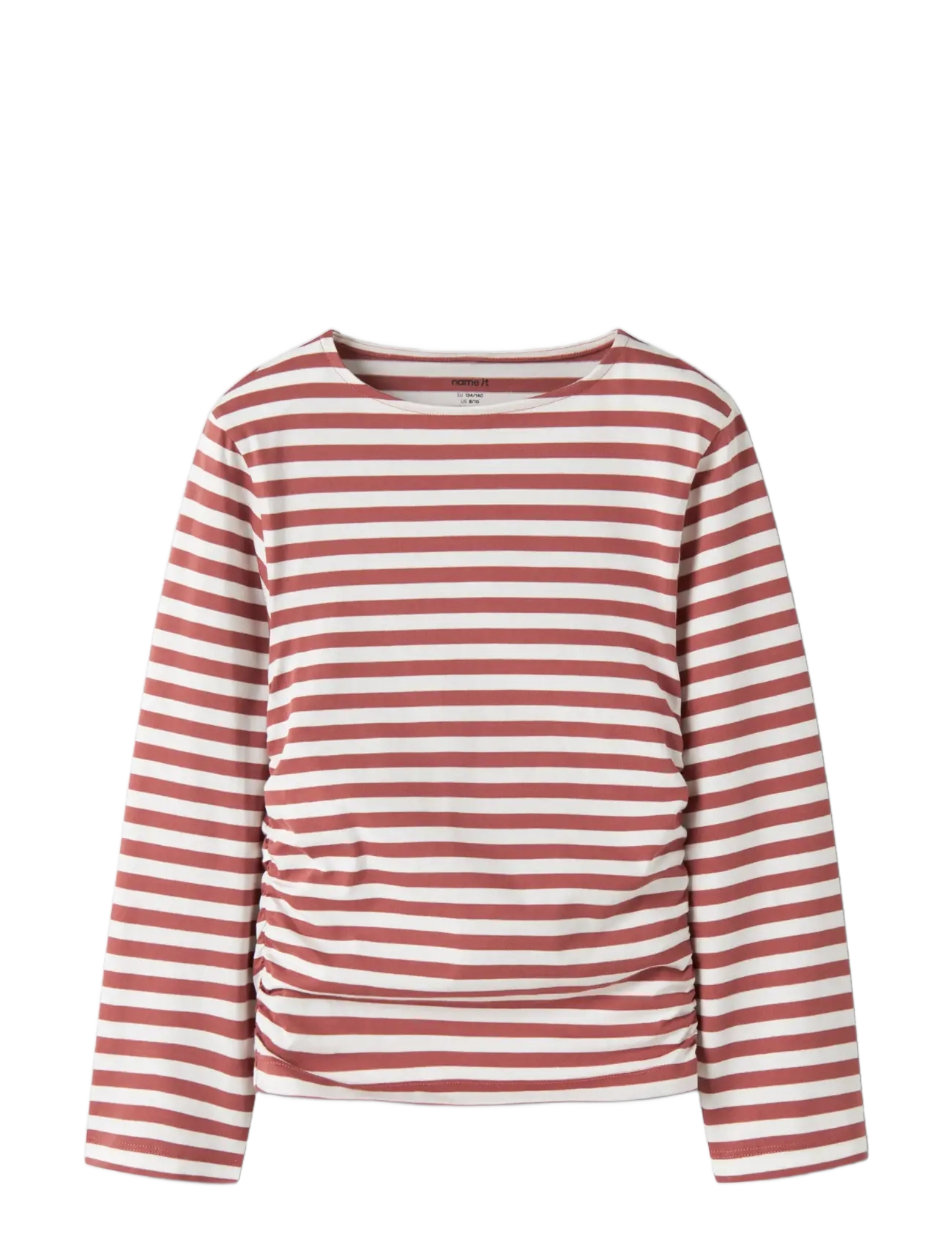 name it - NKFOLEIKA LS TOP - langärmelig - marsala - 2