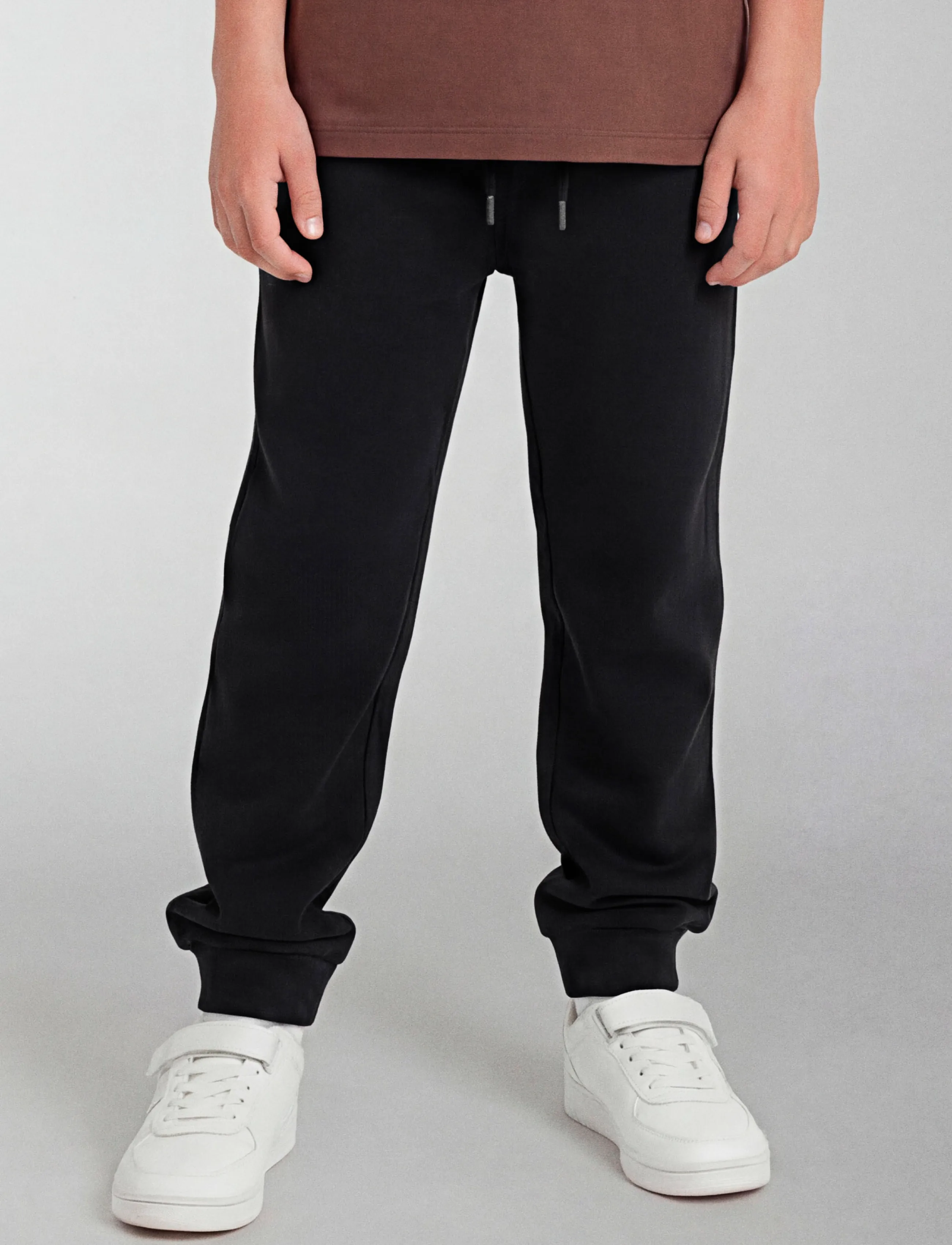 name it - NKMLAMAR NREG SWE PANT BRU - black beauty - 3