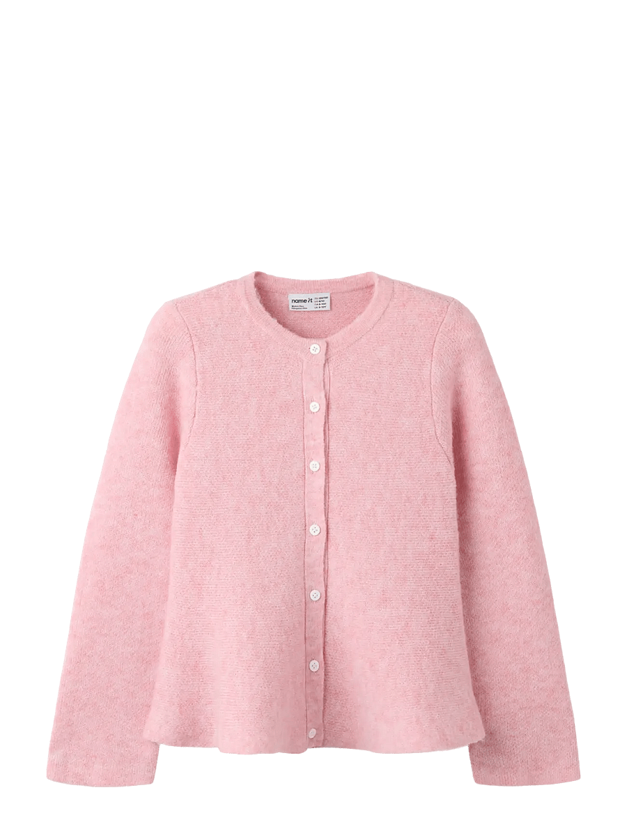name it - NKFKAROLINNE LS KNT CARD - rose quartz - 0