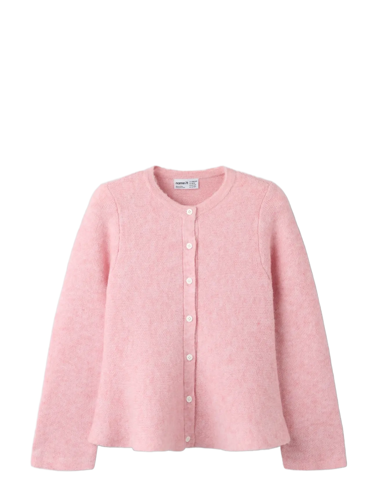 name it - NKFKAROLINNE LS KNT CARD - rose quartz - 2