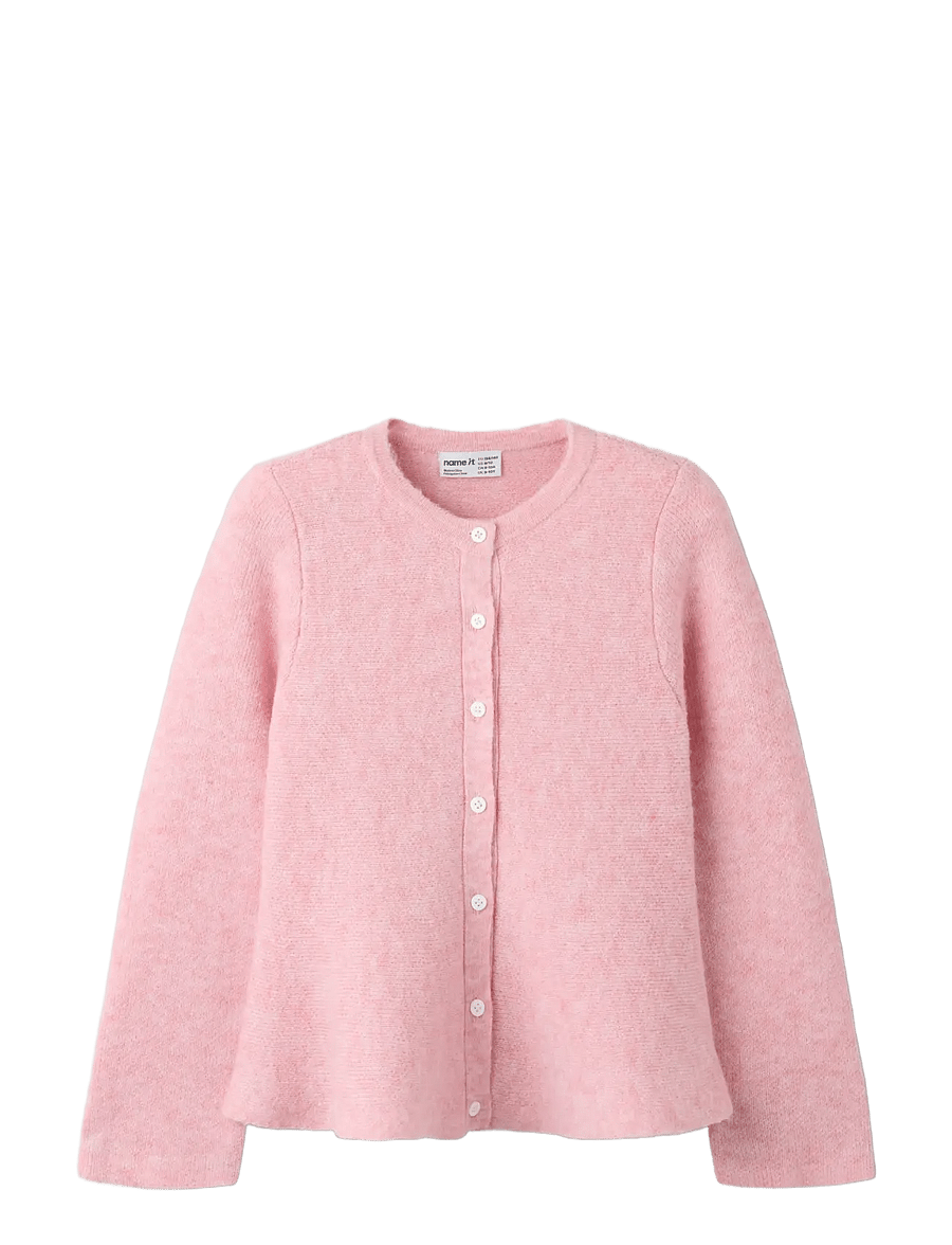 name it - NKFKAROLINNE LS KNT CARD - rose quartz - 2