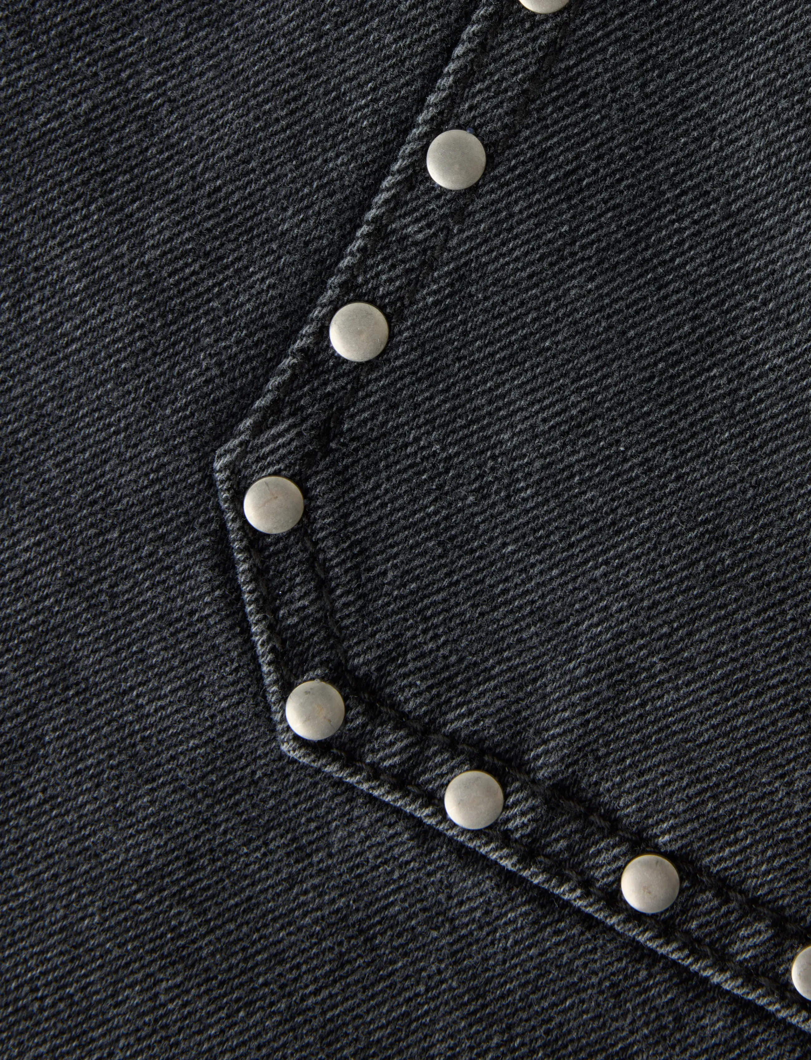 name it - NKFFINE DECOR DNM SKIRT 4404-BS - dark grey denim - 2
