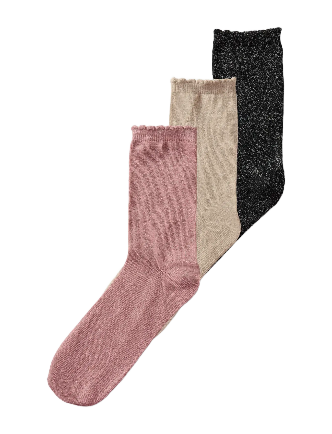 name it - NKFGLITTER 3P SOCK - socks - woodrose - 3