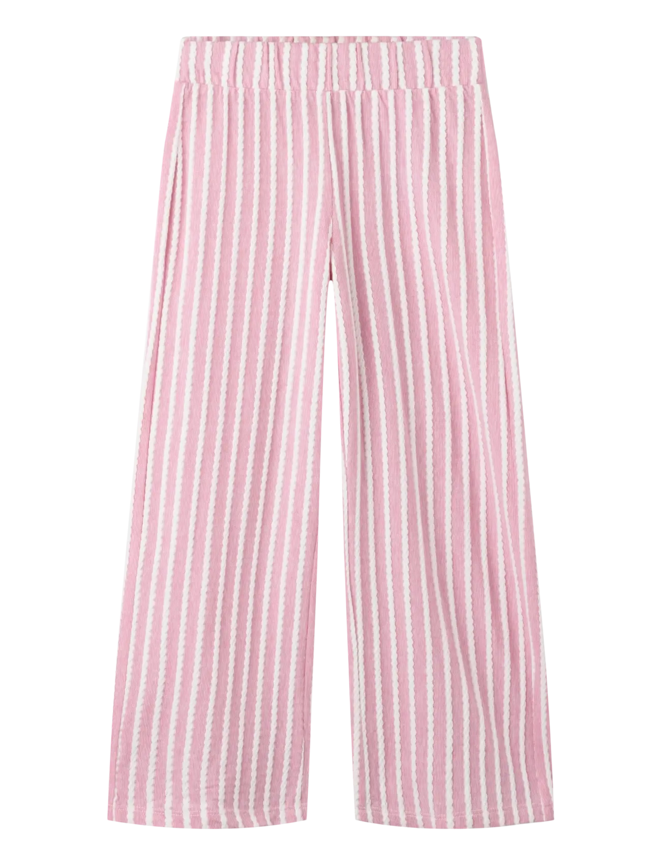 name it Nmfkaya Wide Pant, Børn, Stribede Vide Bukser, Pink, Str: 92