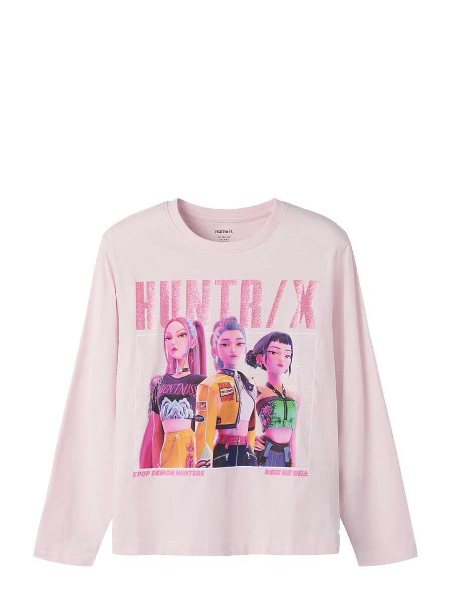 name it - NKFARIS KPOP LS NREG TOP BOX LNOOS SKY - langärmelig - cradle pink - 0