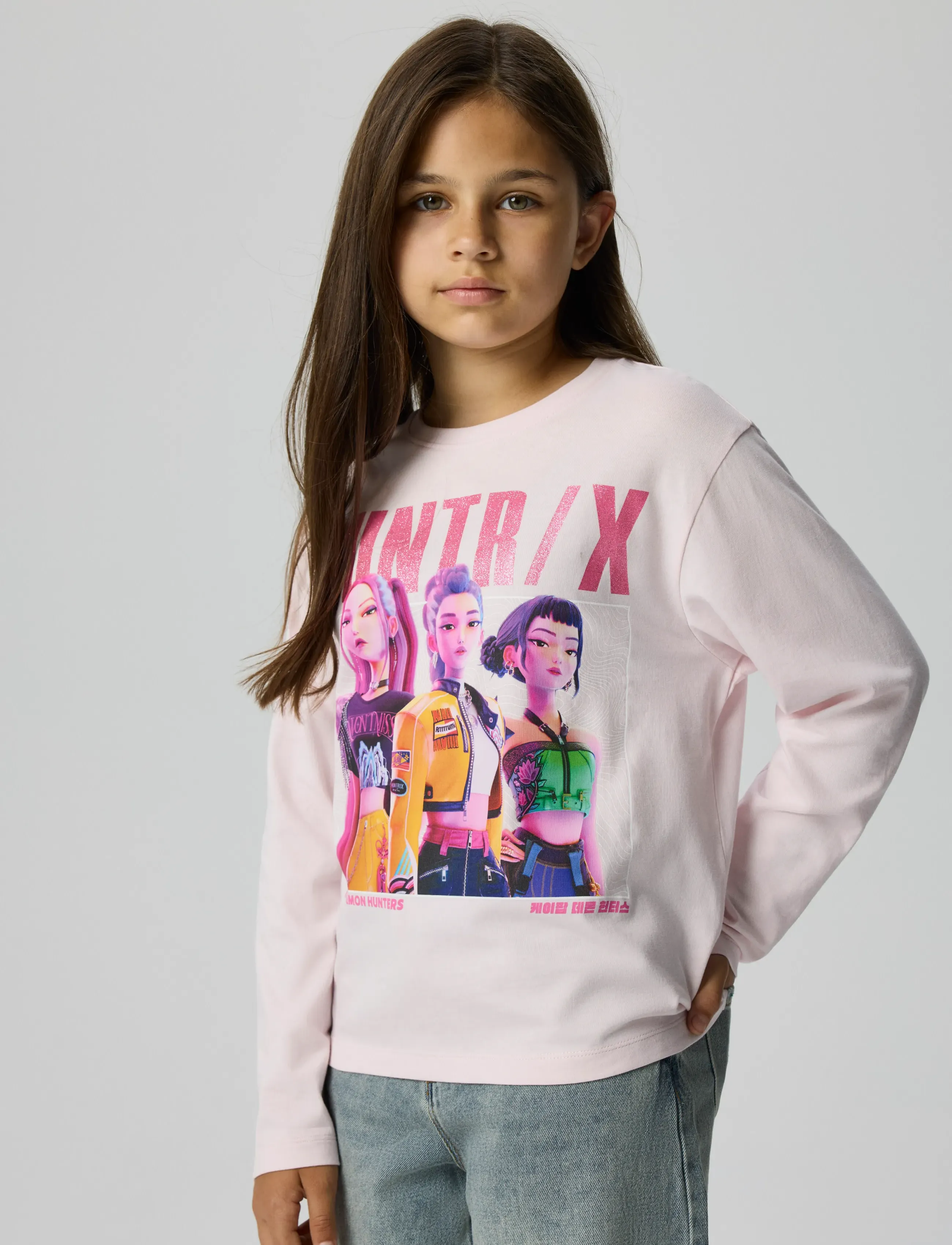 name it - NKFARIS KPOP LS NREG TOP BOX LNOOS SKY - long-sleeved t-shirts - cradle pink - 3