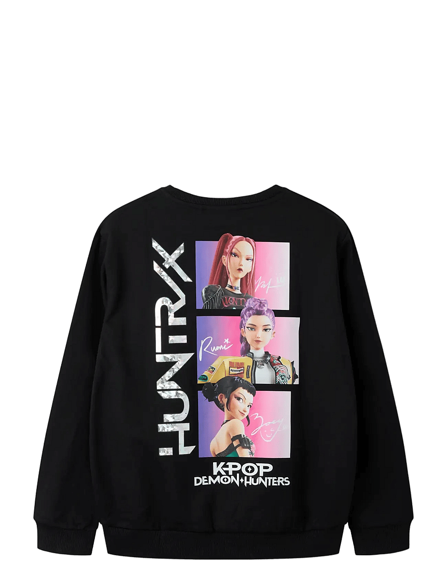 name it - NKFADA KPOP NREG SWEAT BRU LNOOS SKY - black - 1