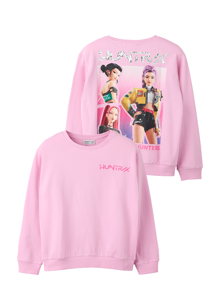 name it - NKFADA KPOP NREG SWEAT BRU LNOOS SKY - full blooming pink - 0