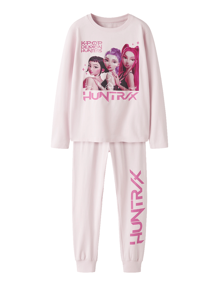 name it - NKFARA KPOP NIGHTSET LNOOS SKY - pyjama-sets - cradle pink - 0