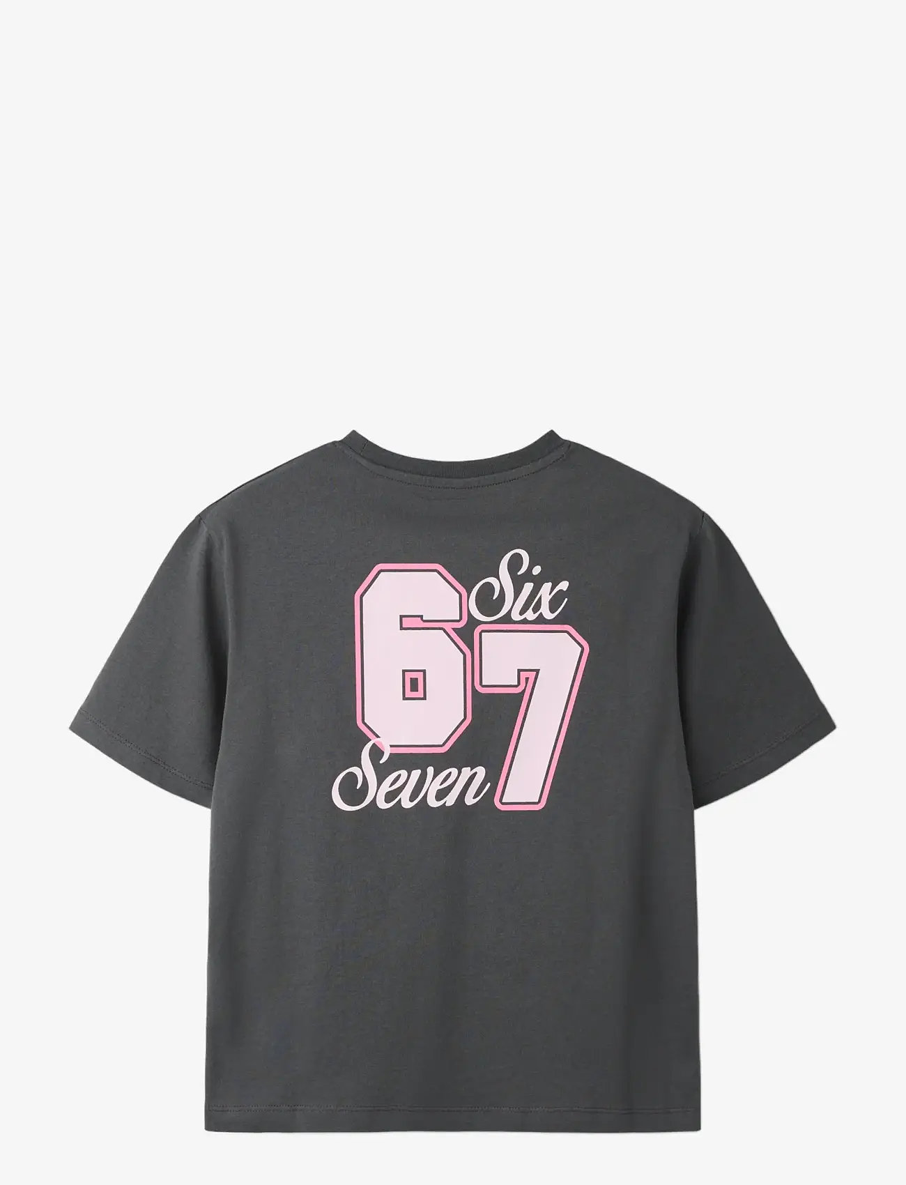 name it - NKFHIRA SS NREG TOP - kortærmede t-shirts - asphalt - 1