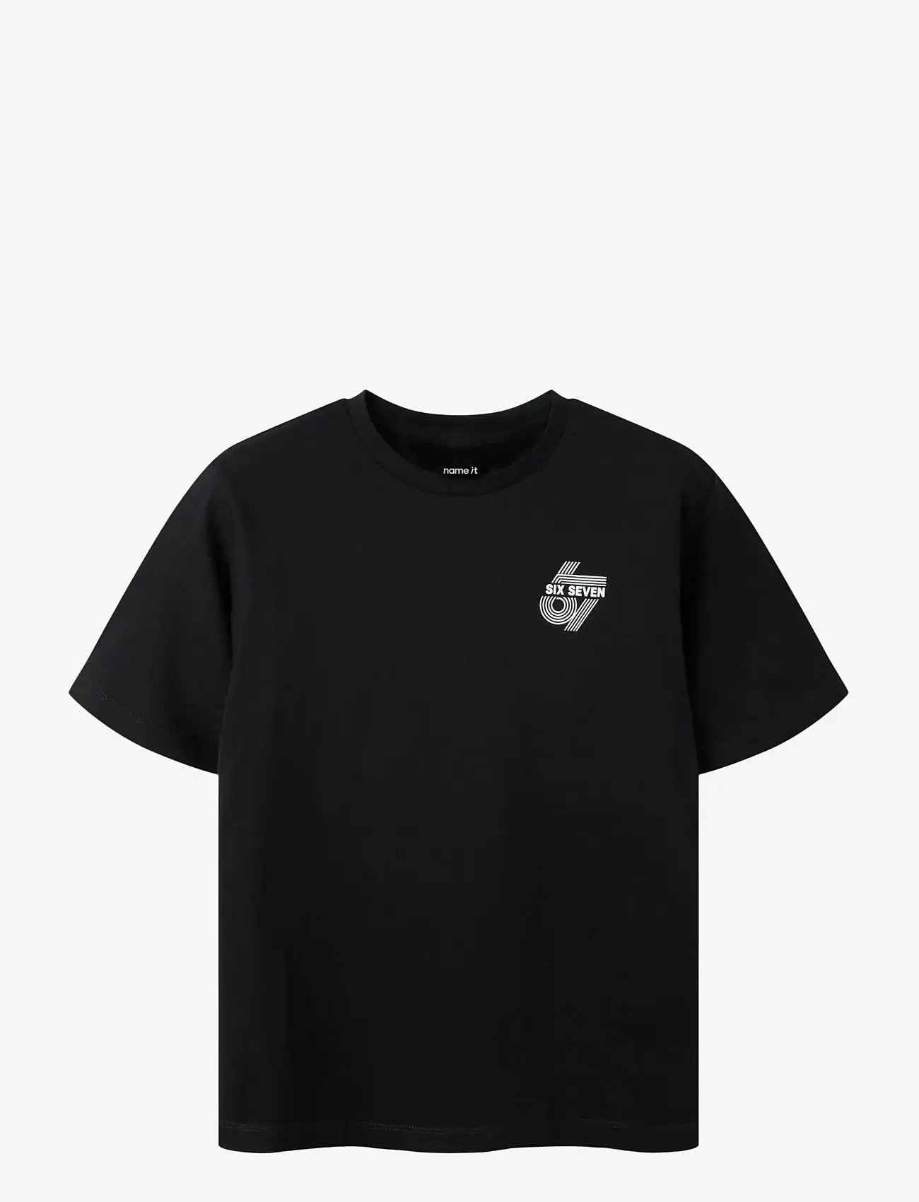 name it - NKMHRIDOJ SS NREG TOP - kortärmade t-shirts - black - 0