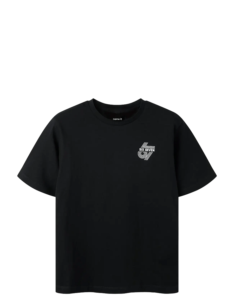 name it - NKMHRIDOJ SS NREG TOP - kurzärmelige - black - 0
