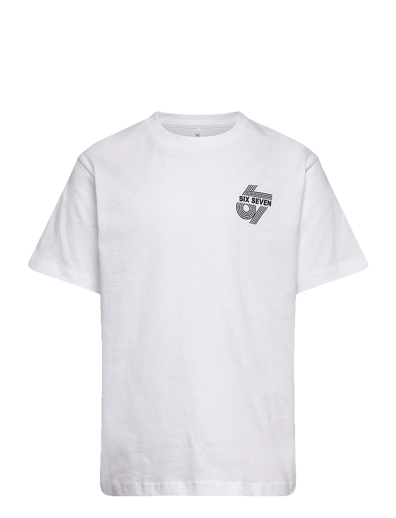 name it - NKMHRIDOJ SS NREG TOP - kurzärmelige - bright white - 0