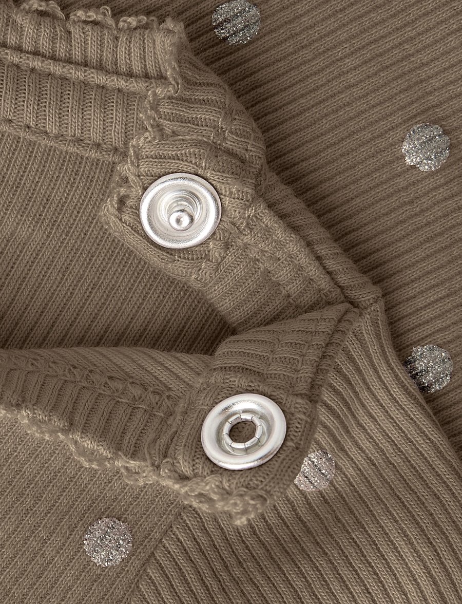 name it - NBFLONA LS XSL BODY - långärmade bodies - taupe gray - 3