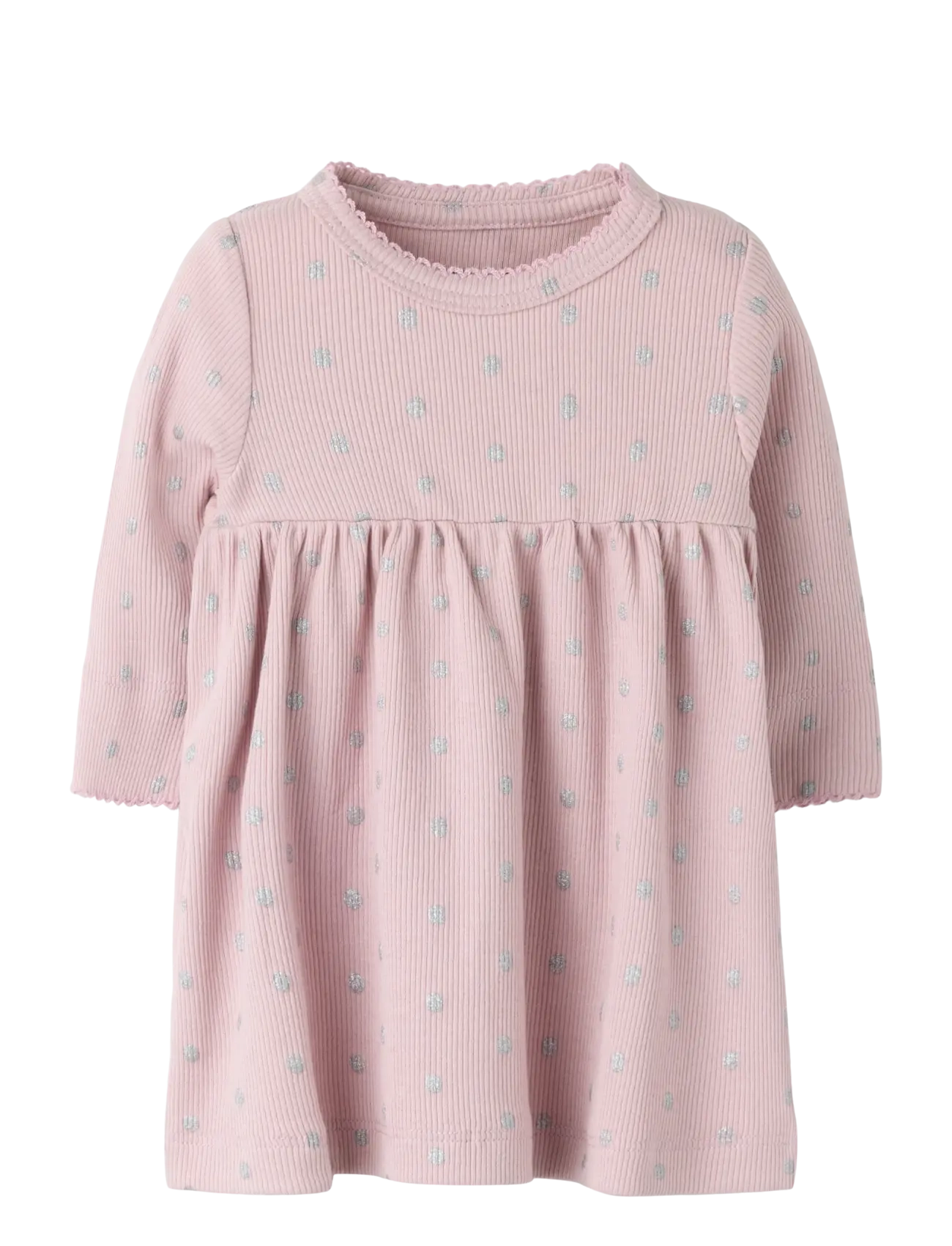 name it NBFLONA LS DRESS - Langärmelige Babykleider - VIOLET ICE / pink/rose