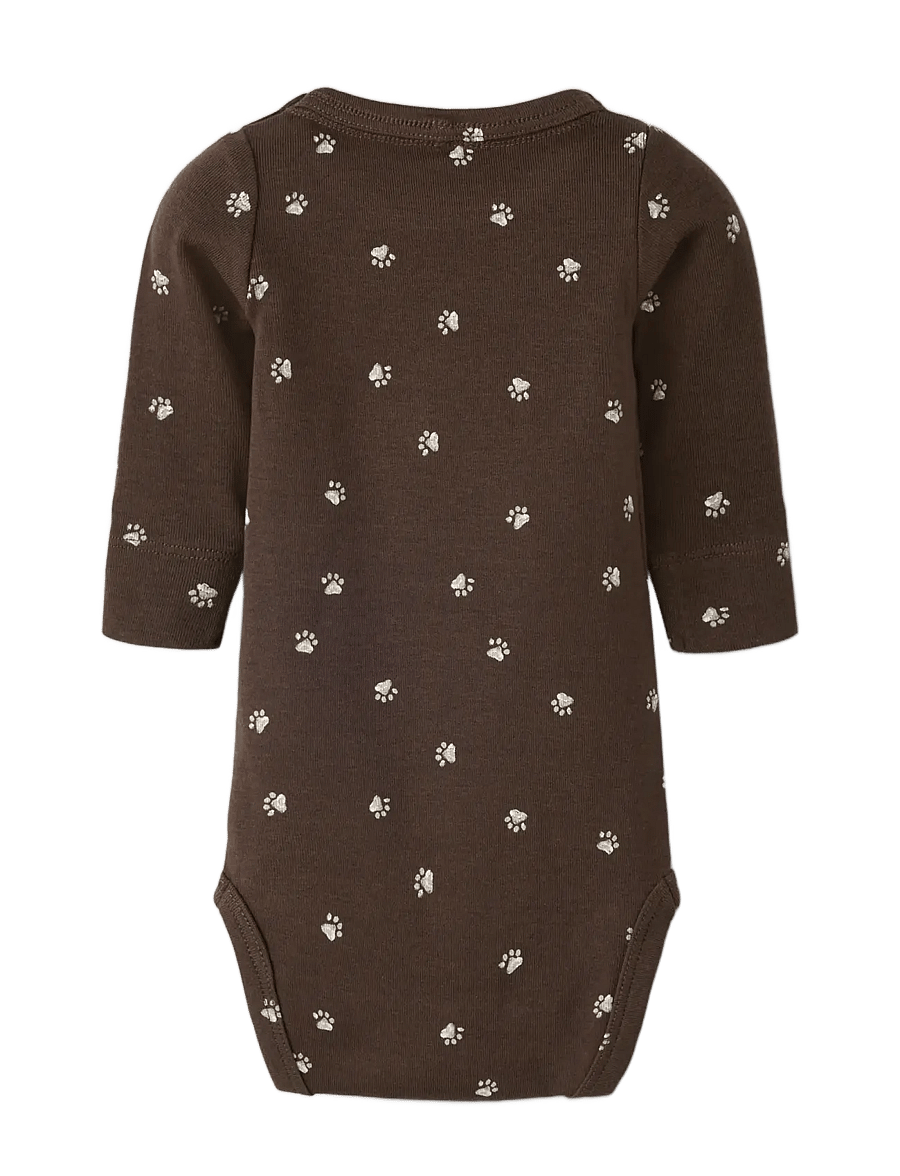 name it - NBMLARIS LS XSL BODY - chocolate brown - 1