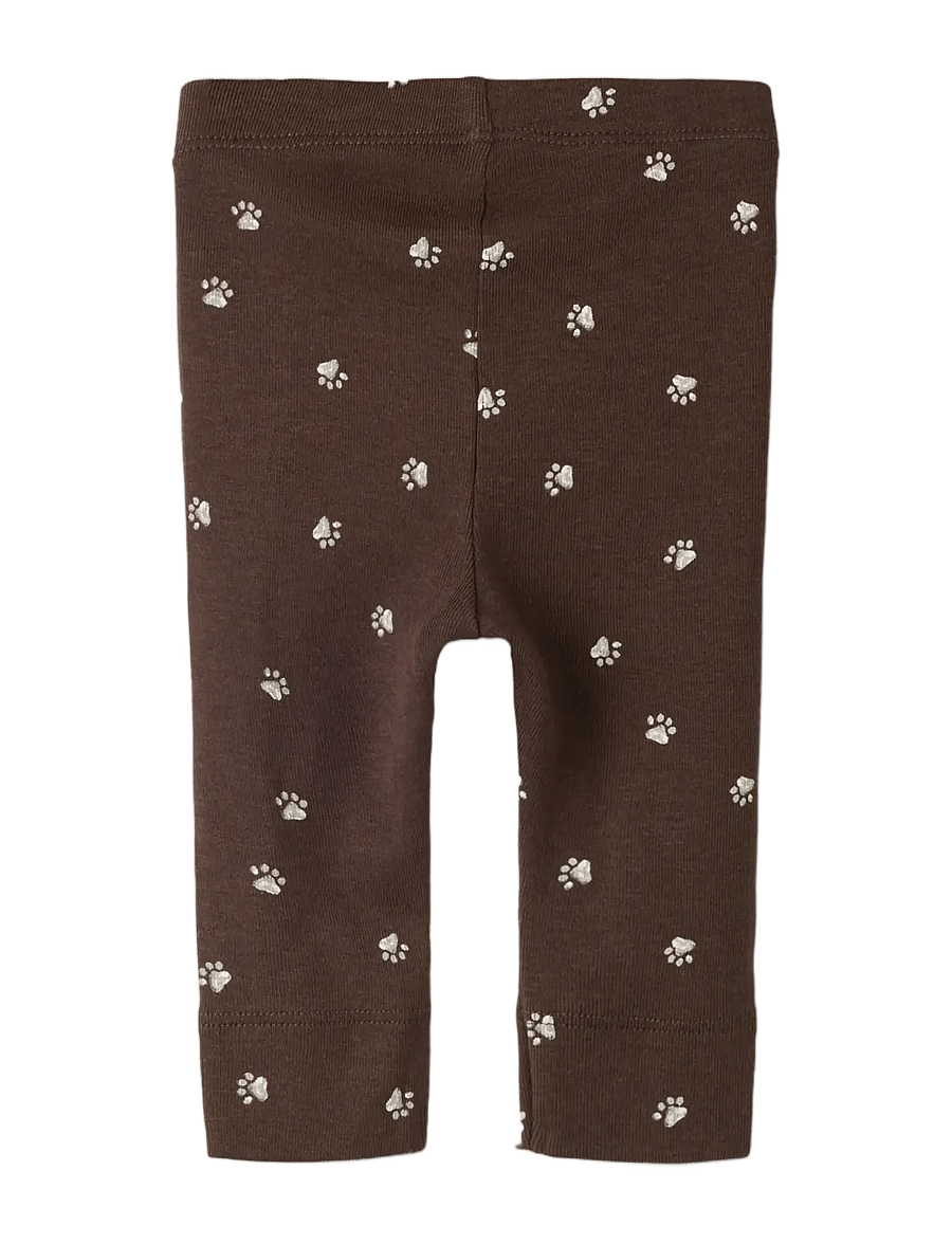 name it - NBMLARIS XSL LEGGING - retuusid - chocolate brown - 1