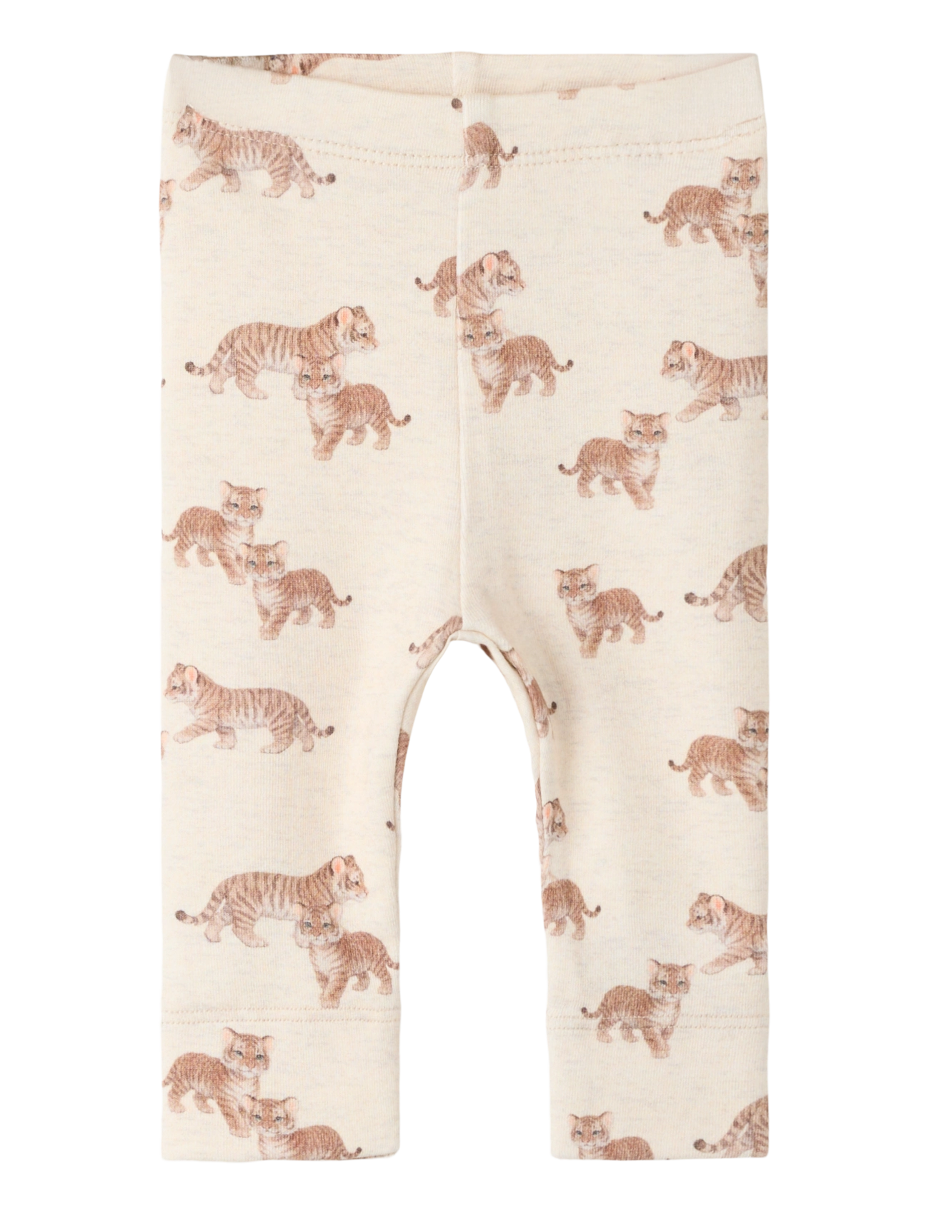 name it NBMLORENS XSL LEGGING - Püksid - PEYOTE MELANGE / cream