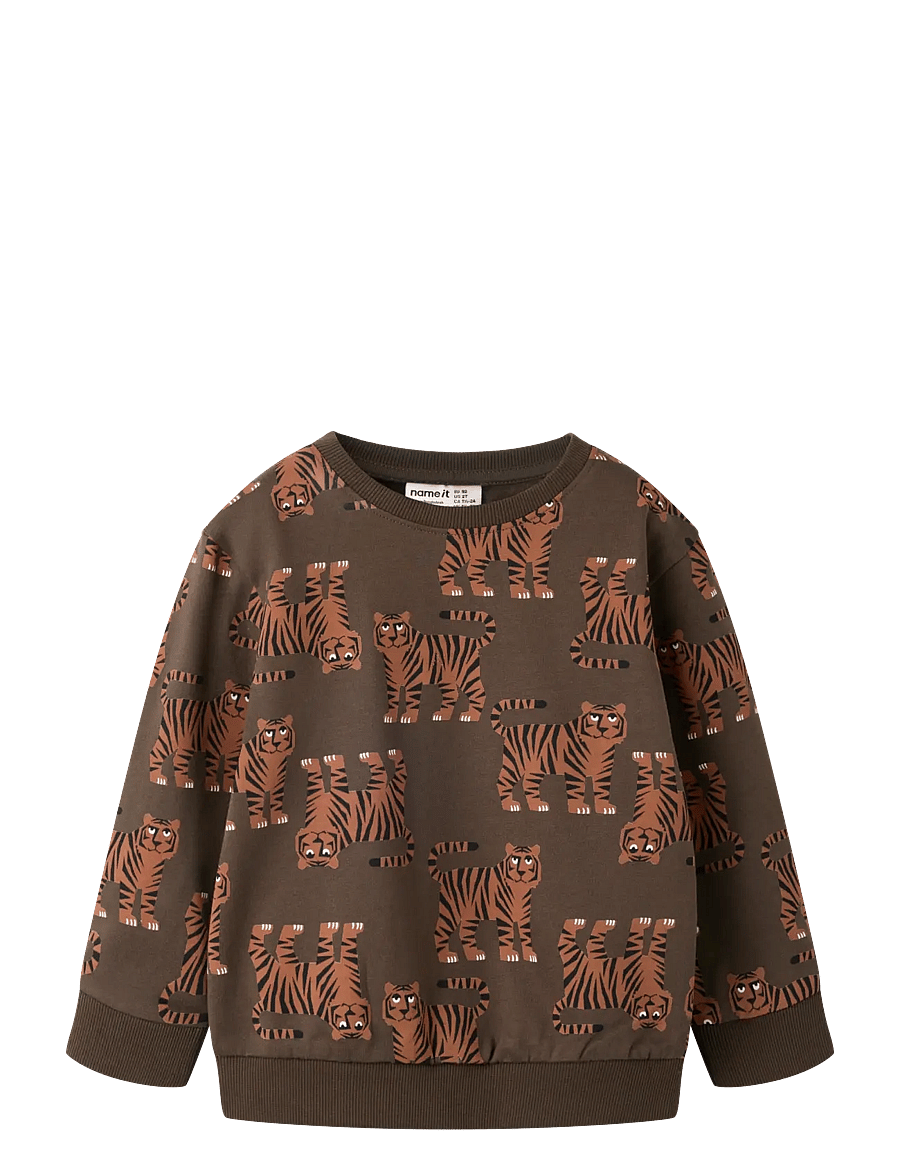 name it - NMMLARSON LS NREG SWE BRU - chocolate brown - 0