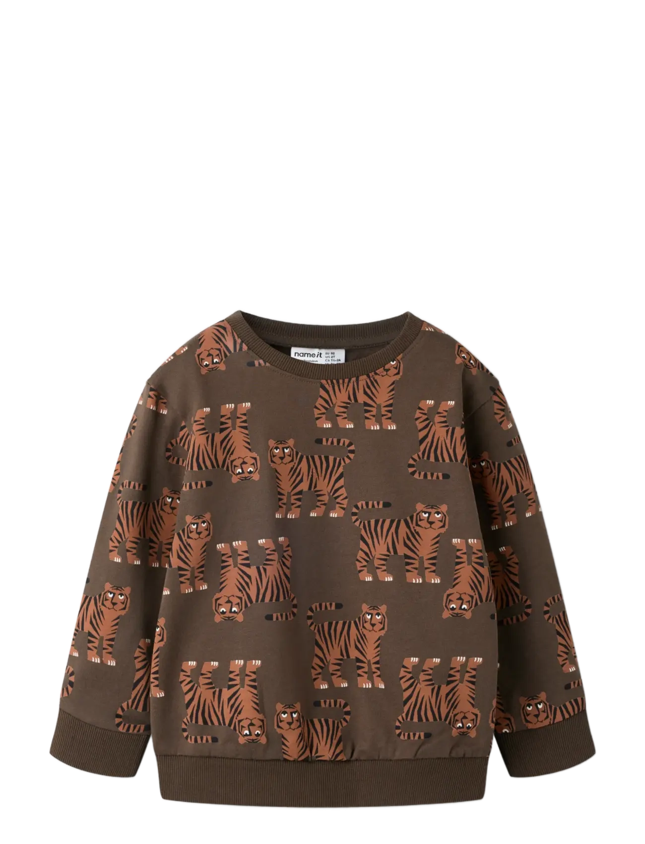 name it - NMMLARSON LS NREG SWE BRU - chocolate brown - 2