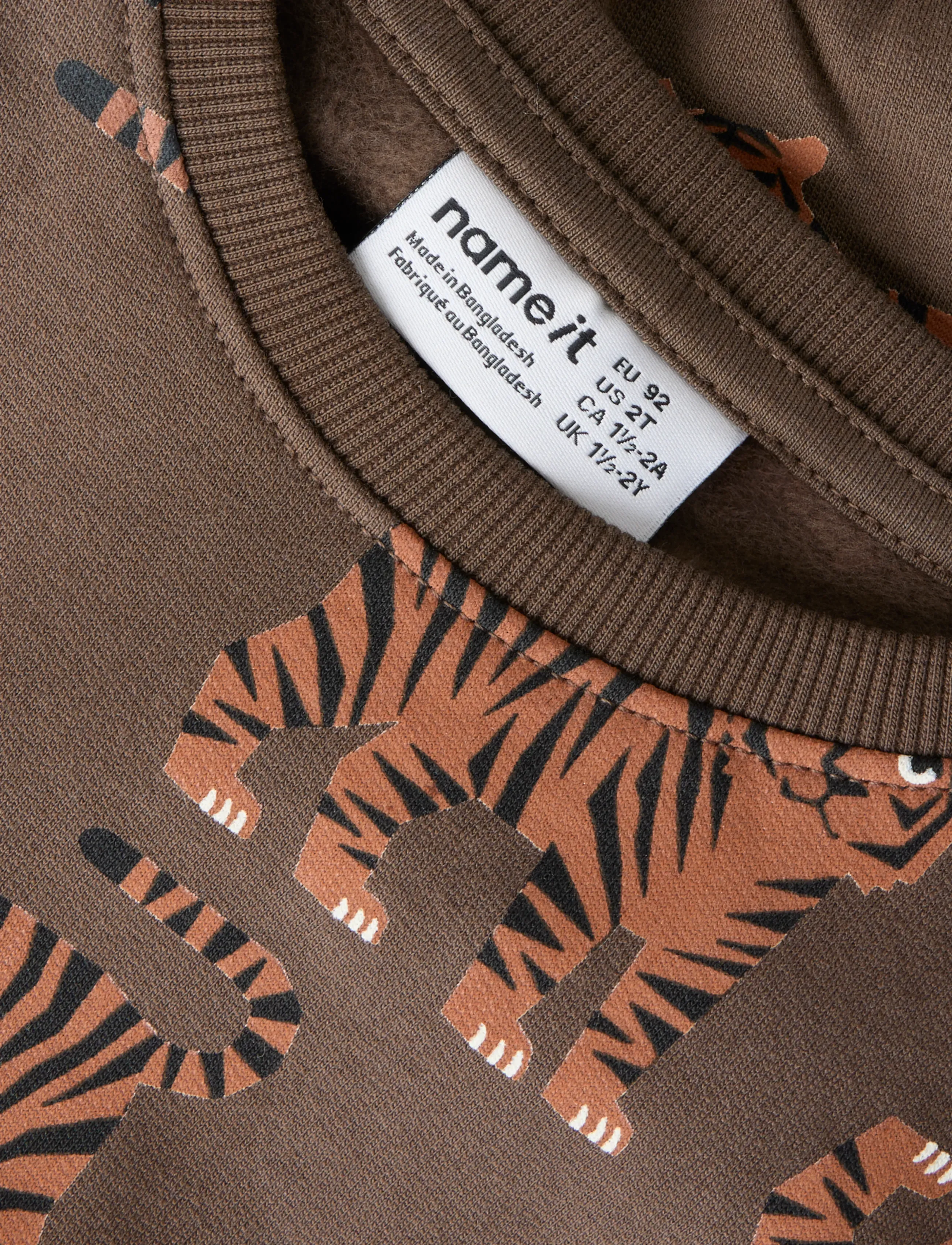 name it - NMMLARSON LS NREG SWE BRU - chocolate brown - 3