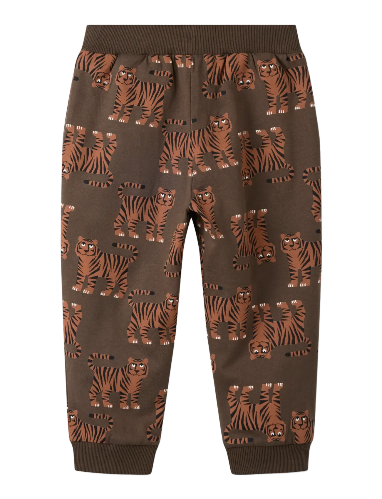 name it - NMMLARSON NREG SWE PANT BRU - chocolate brown - 1