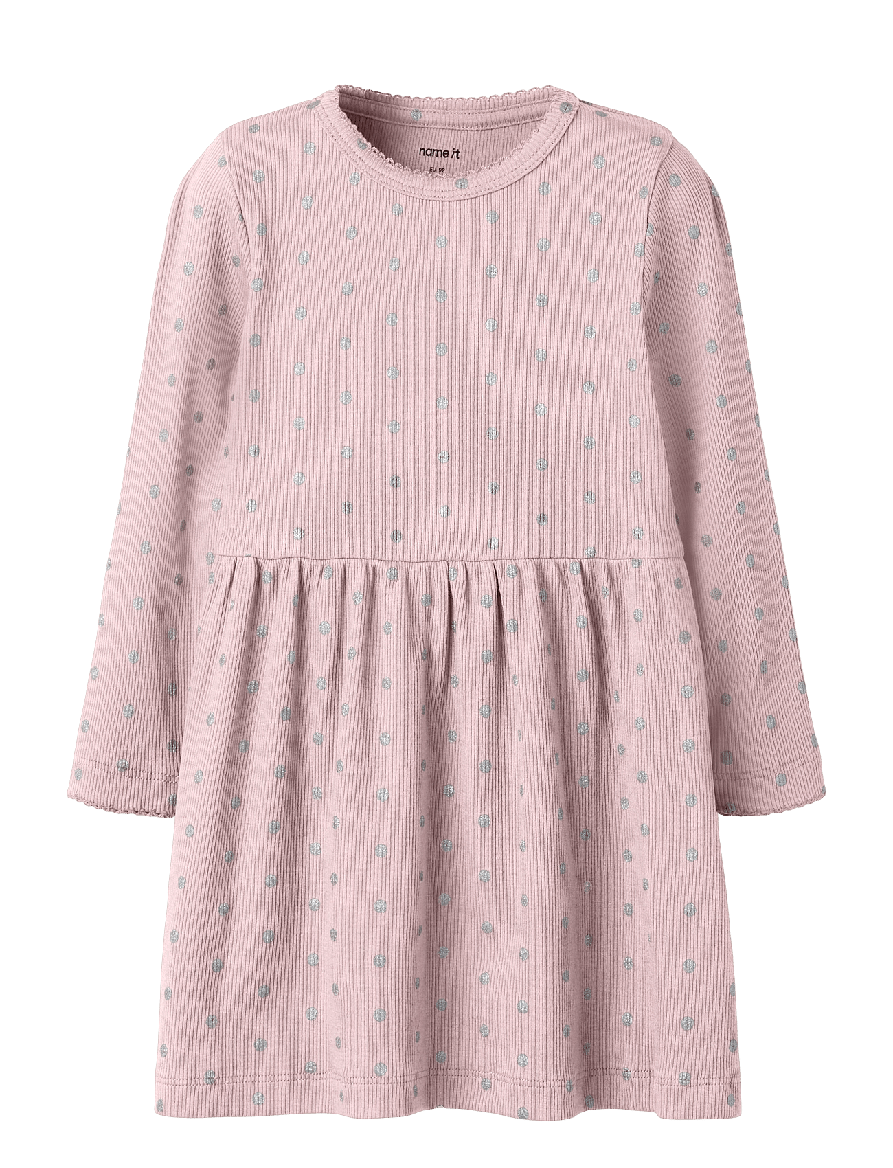 NMFLONA LS DRESS - VIOLET ICE