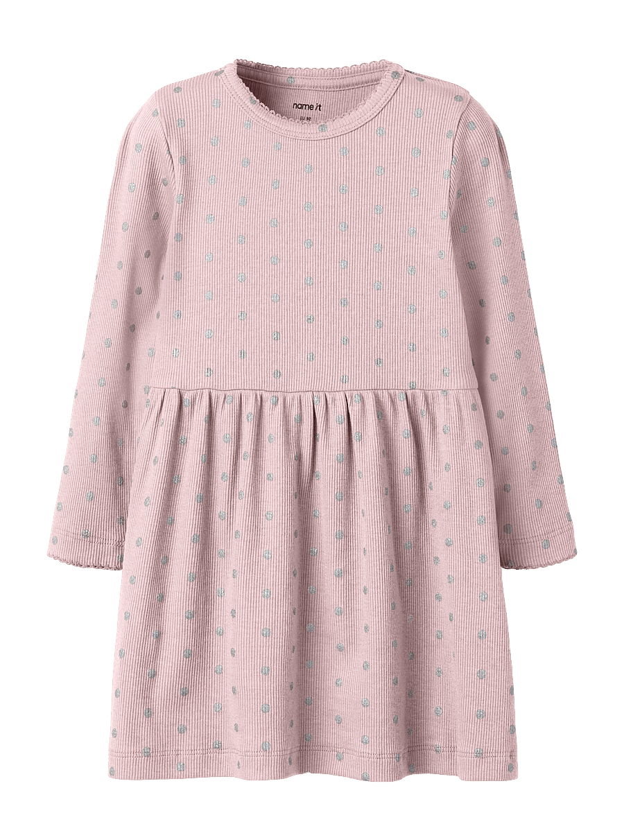 name it - NMFLONA LS DRESS - pikkade varrukatega beebikleidid - violet ice - 0
