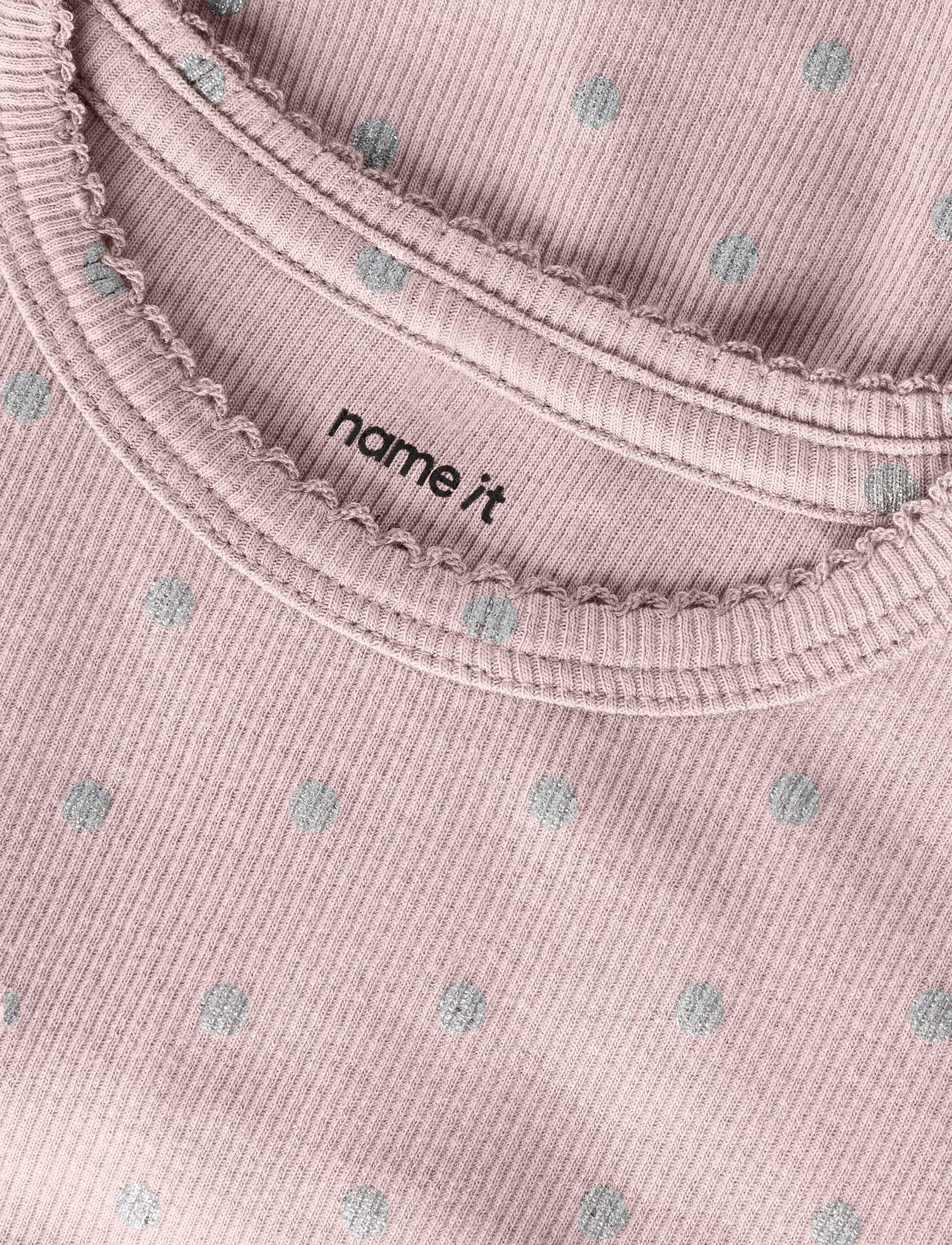name it - NMFLONA LS DRESS - violet ice - 2