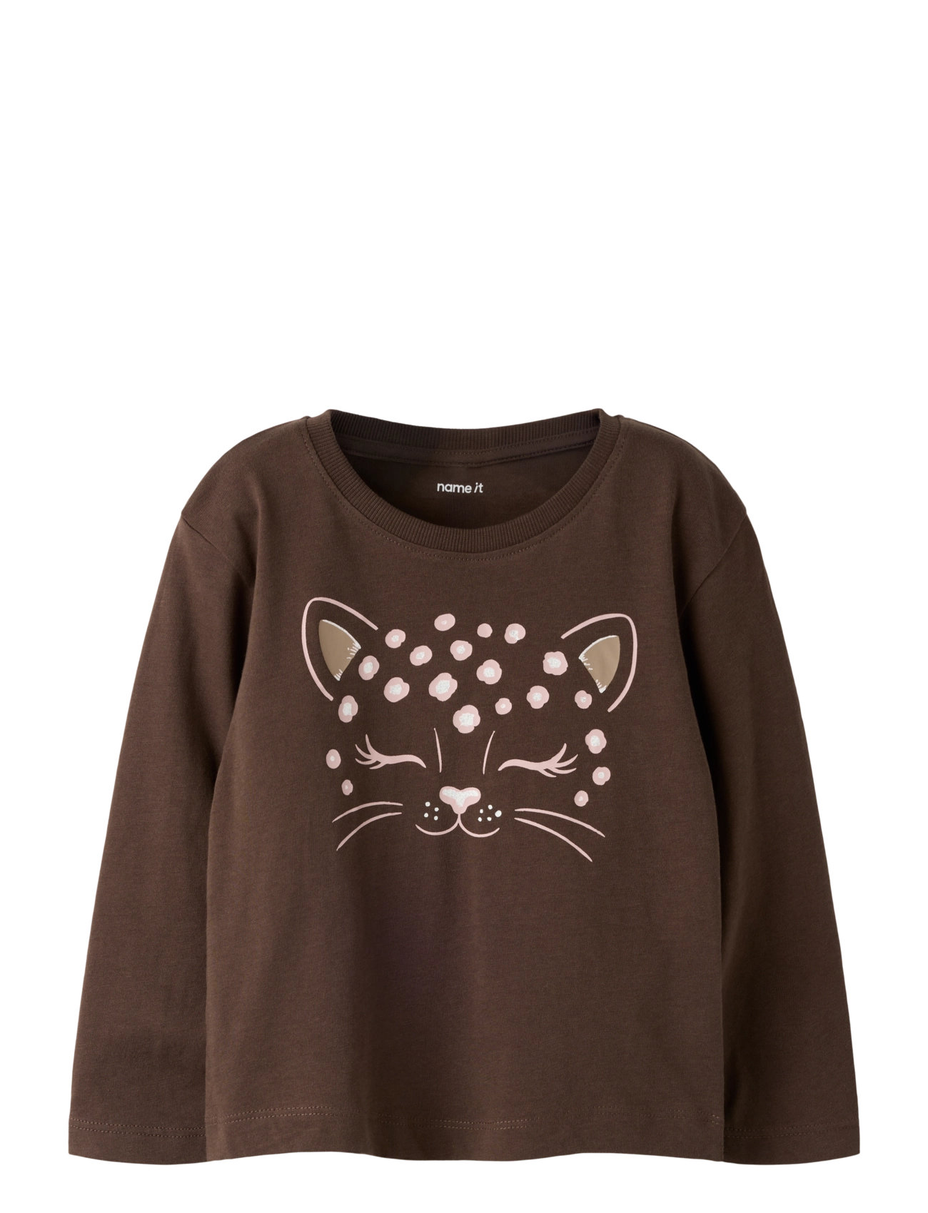 name it NMFLAUREN LS NREG TOP - Oberteile - CHOCOLATE BROWN / brown