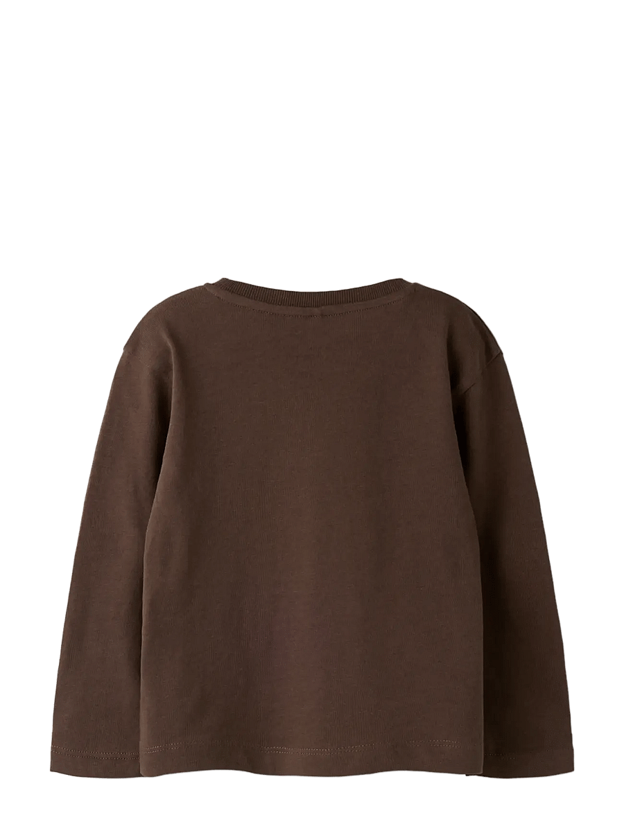 name it - NMFLAUREN LS NREG TOP - langärmelig - chocolate brown - 1