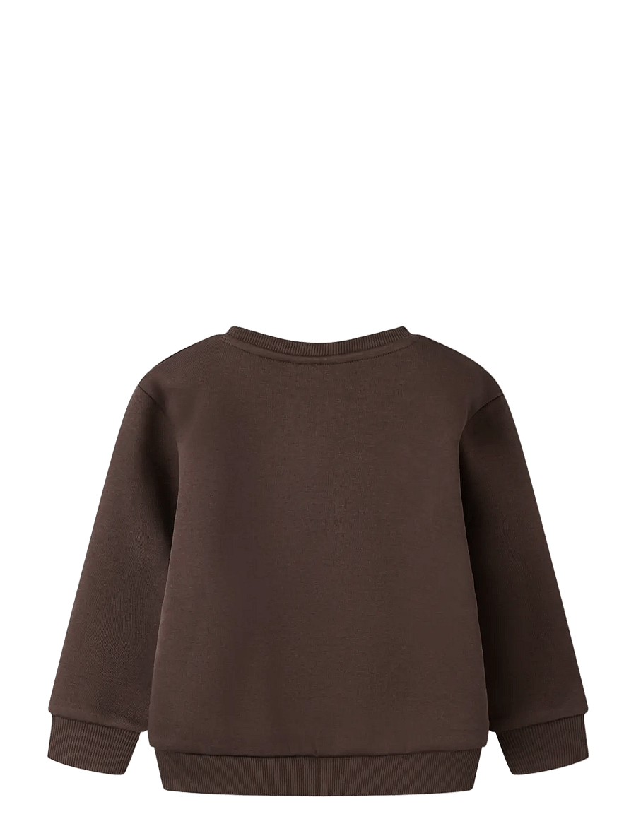 name it - NMFLINKA LS NREG SWE BRU - dressipluusid - chocolate brown - 1