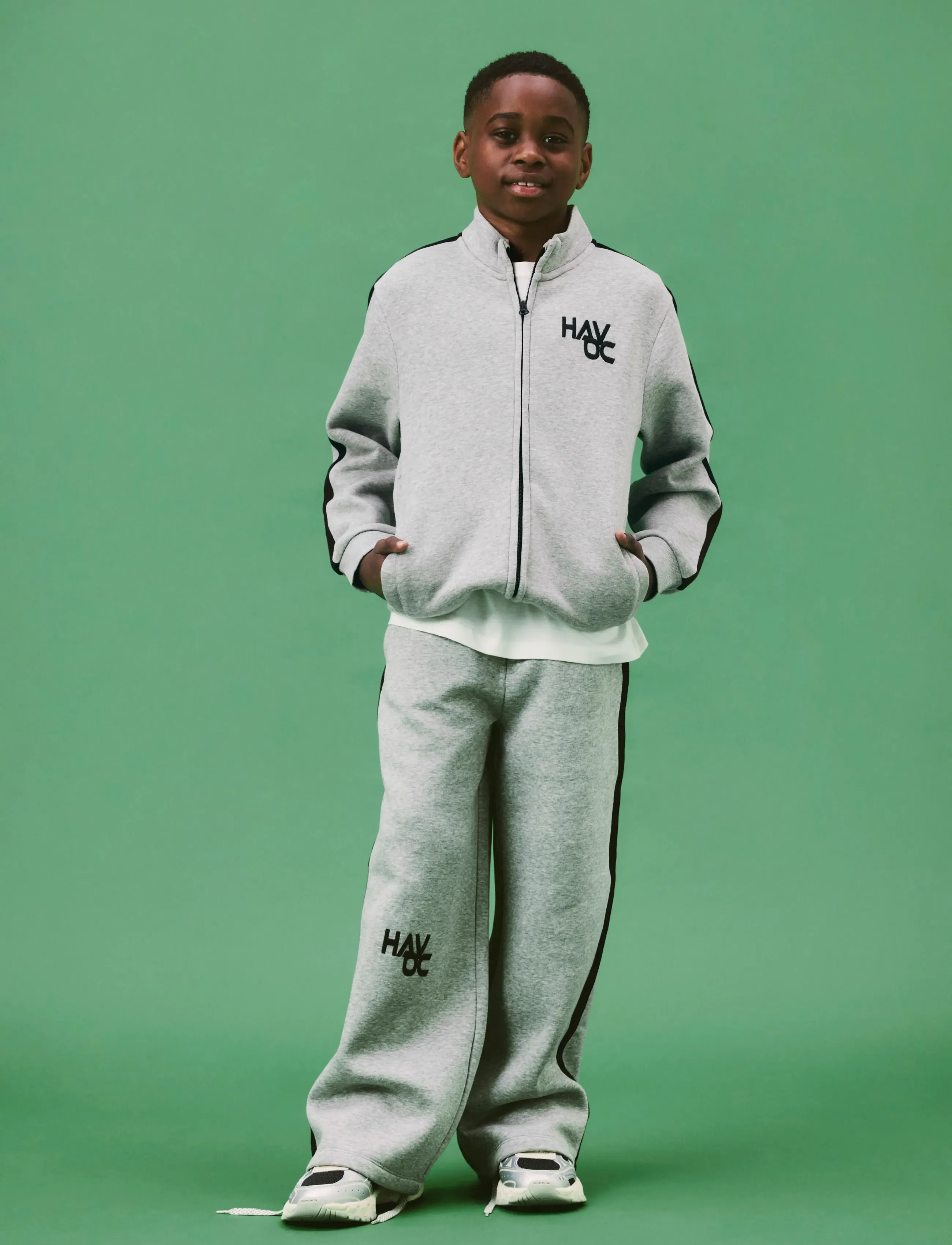 name it - NKMLANCO LS NREG SWE CARD BRU - grey melange - 2